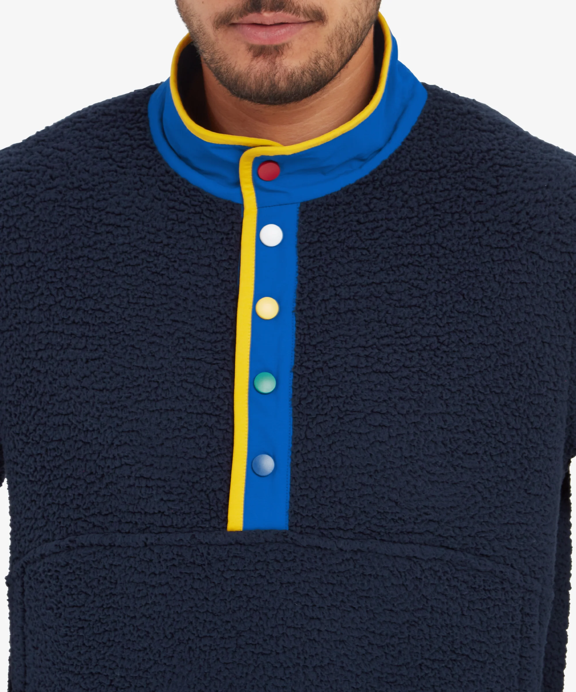 Tarcho Quarter Snap Pullover  - Rathee Blue - Image 9