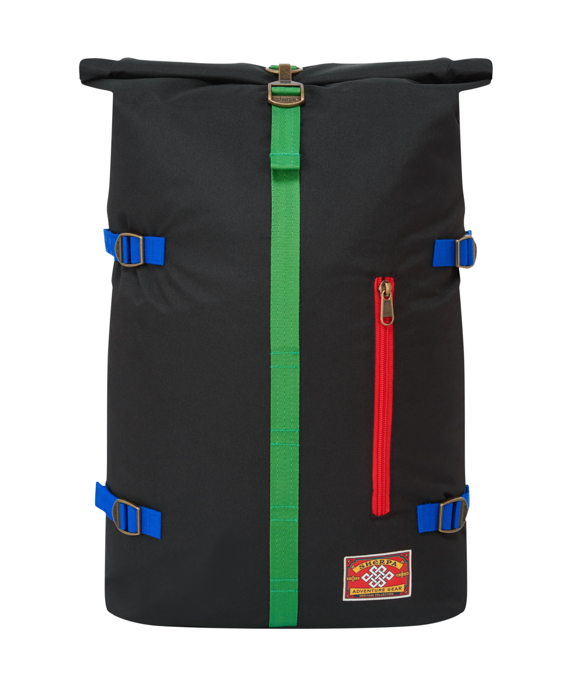 Tarcho Roll Top Back Pack - Black