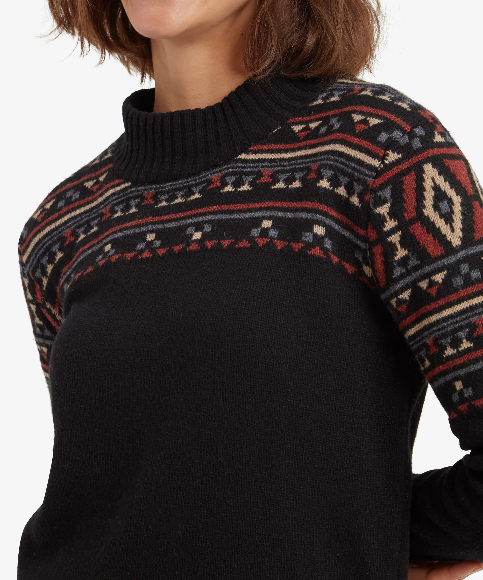 Bhutla Crew Sweater - Black - Image 6