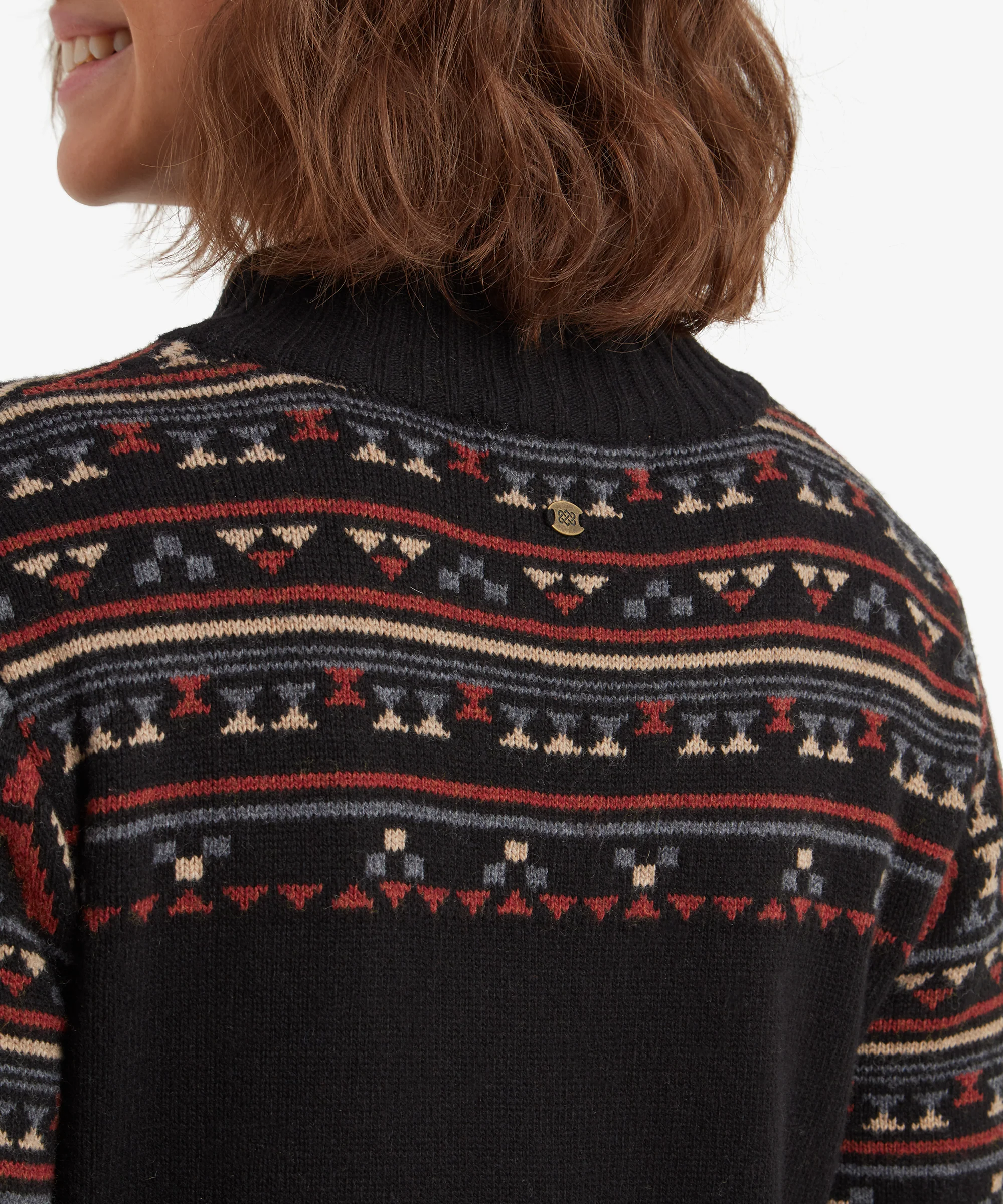 Bhutla Crew Sweater - Black - Image 8