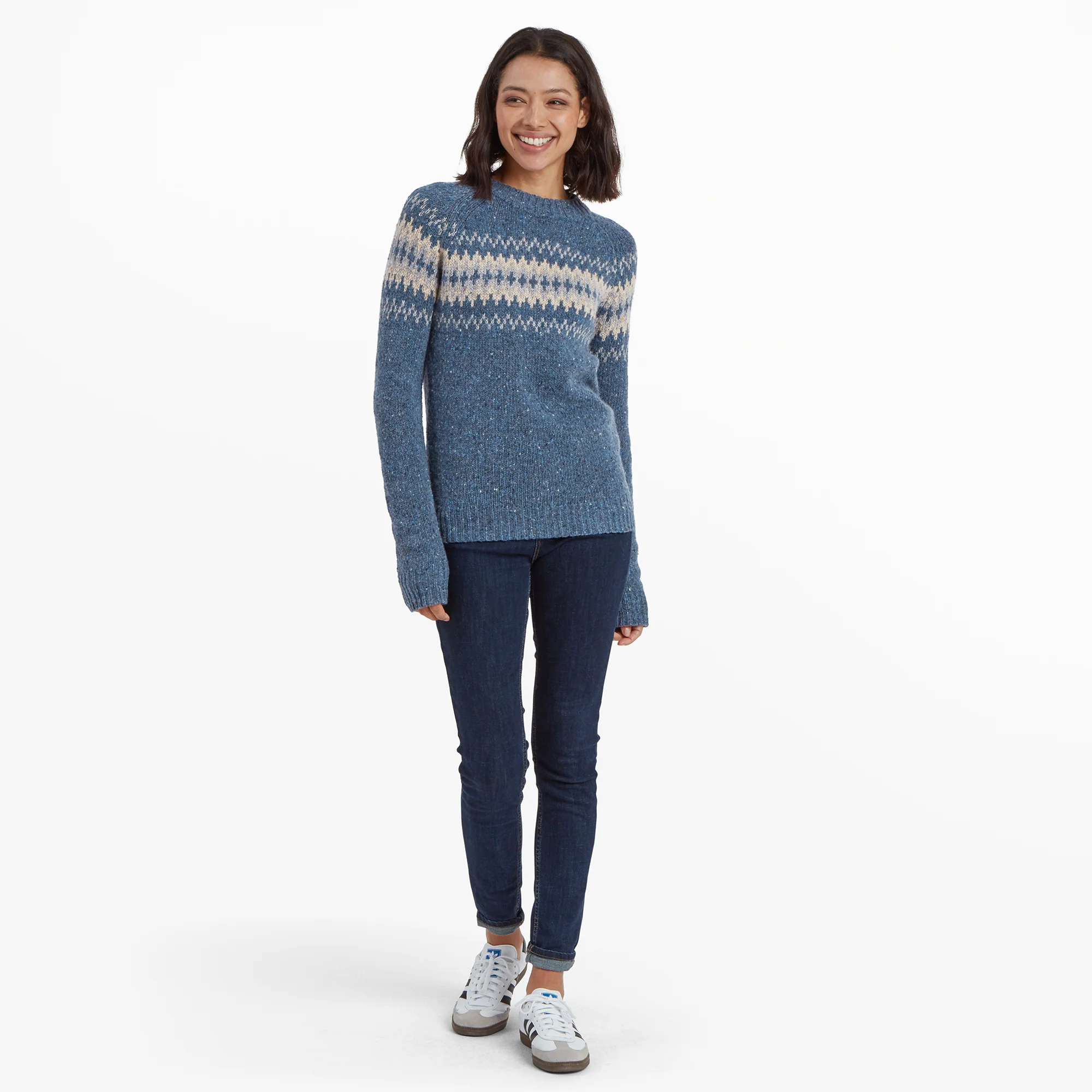 Dumji Crew Sweater - Neelo Blue - Image 3