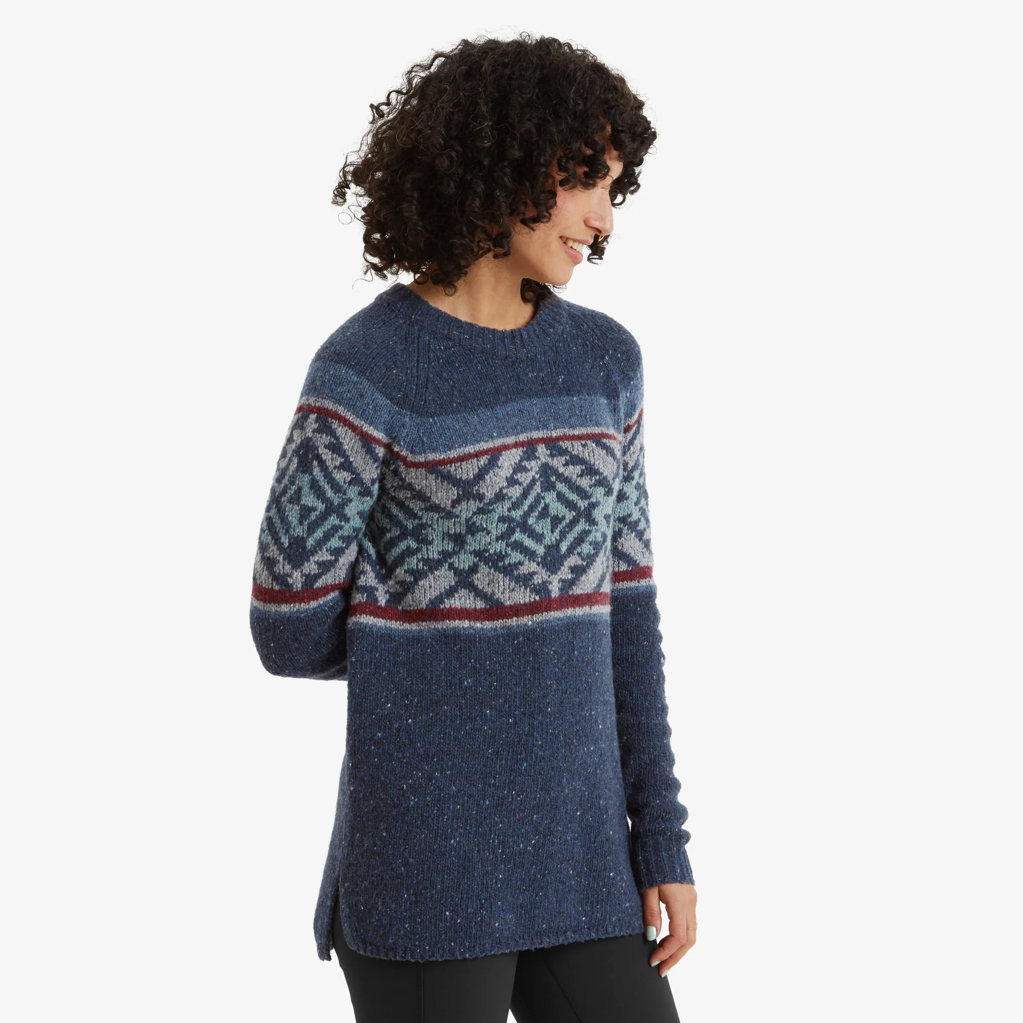 Dumji Long Sweater - Rathee Blue - Image 4