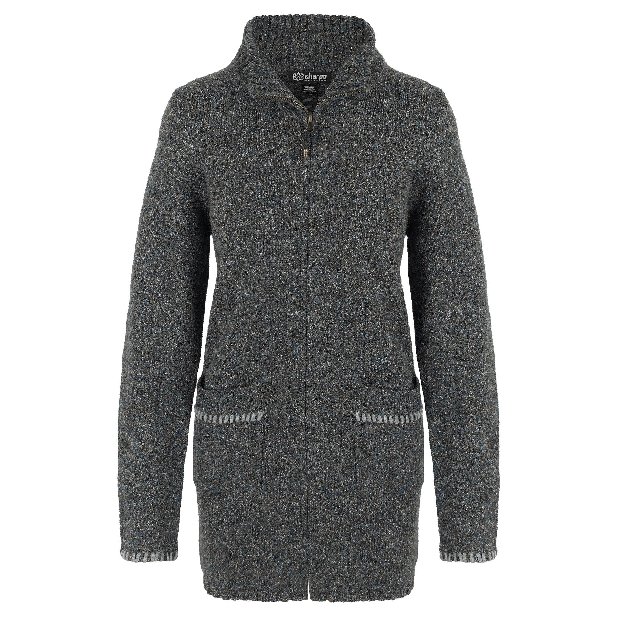 Jaga Full Zip Duster Coat - Kharani Grey