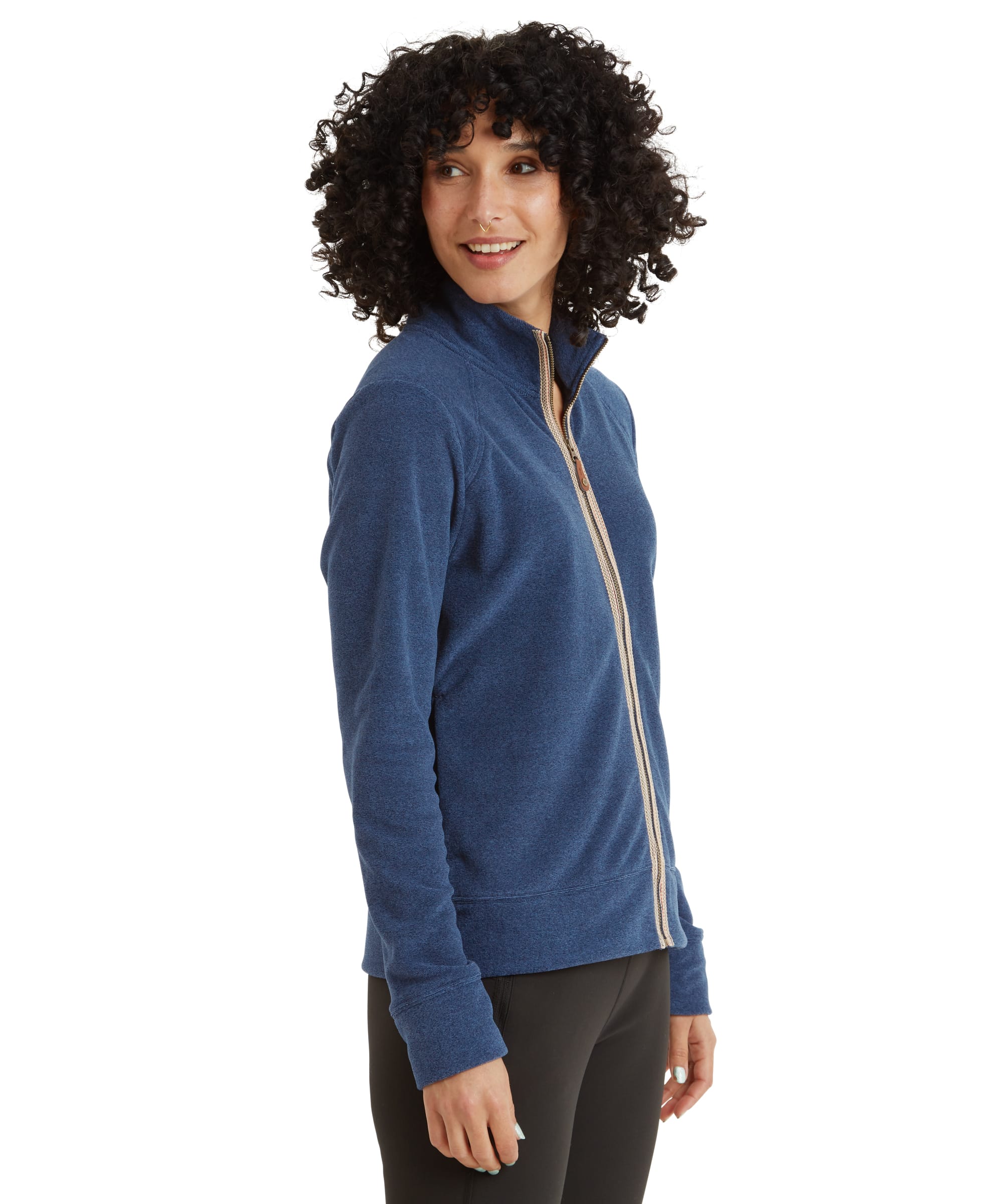 Rolpa Eco Fleece Jacket - Rathee Blue - Image 4