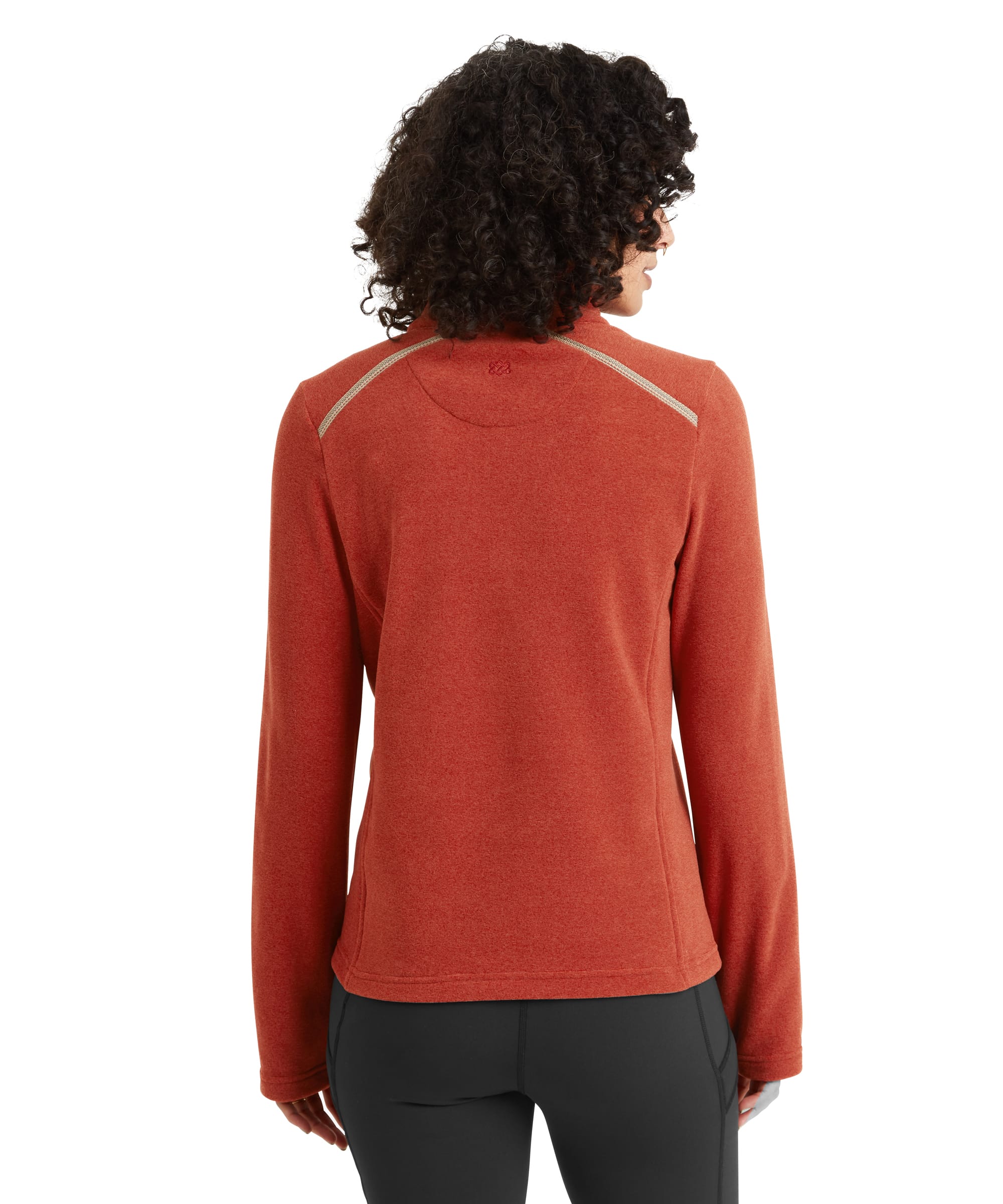 Rolpa Eco Fleece Pullover Zip - Rust - Image 5