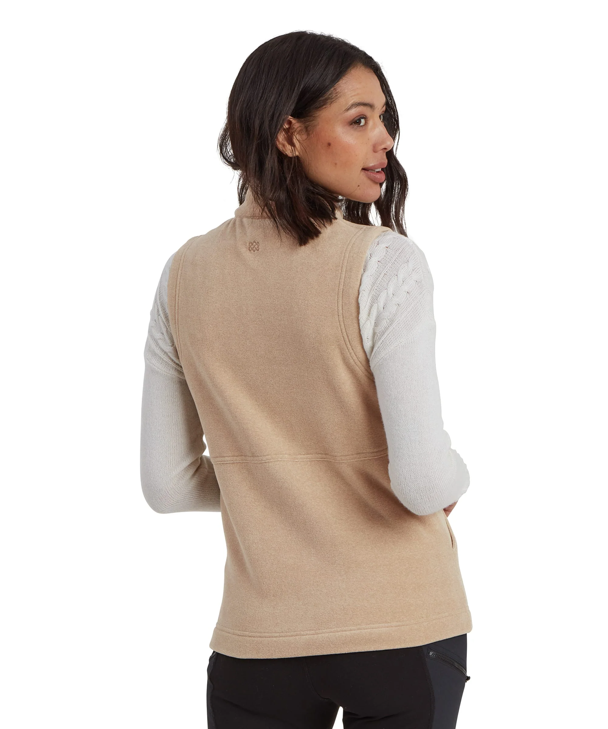Rolpa Eco Fleece Vest - Bardiya Sand - Image 5