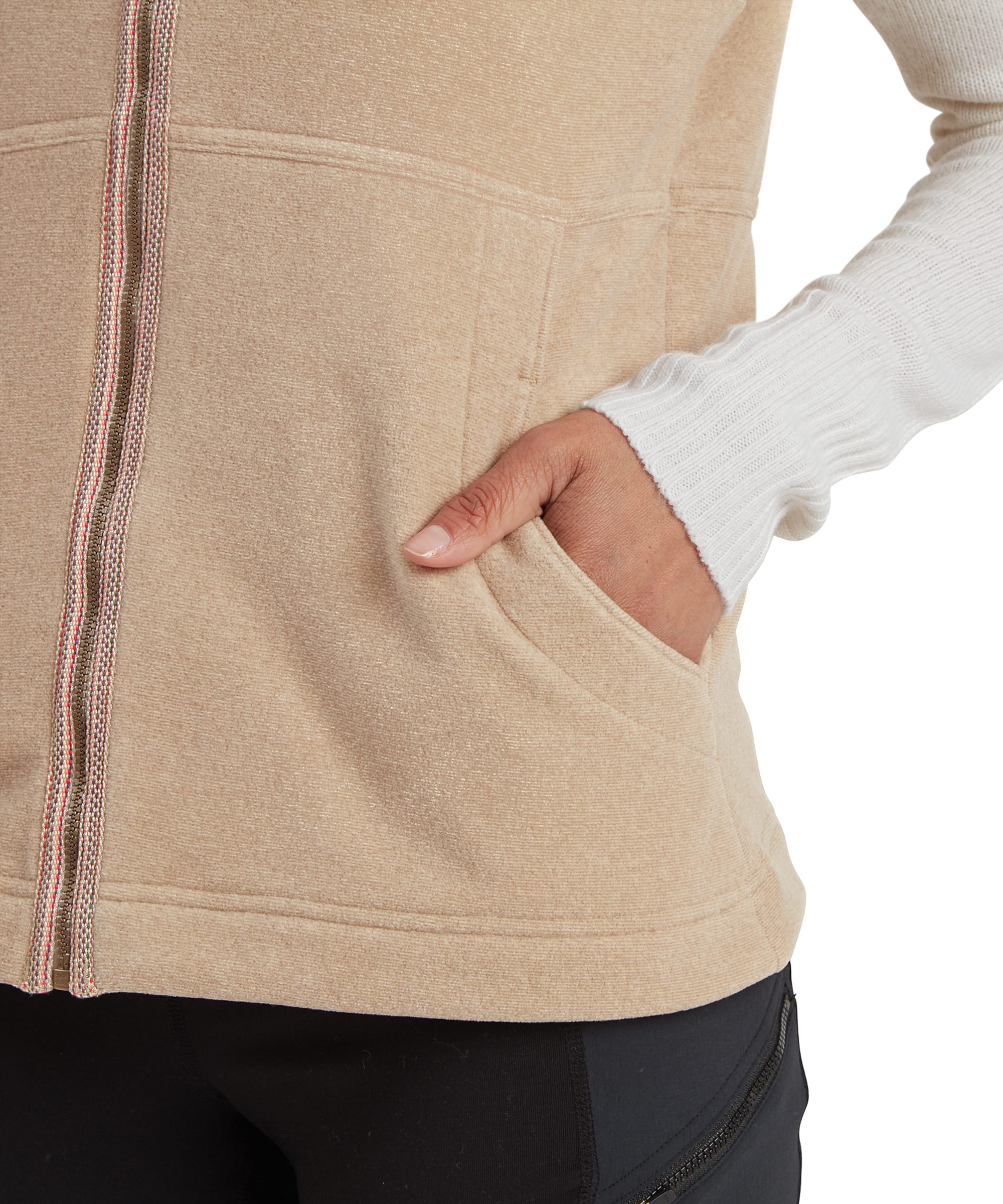 Rolpa Eco Fleece Vest - Bardiya Sand - Image 6
