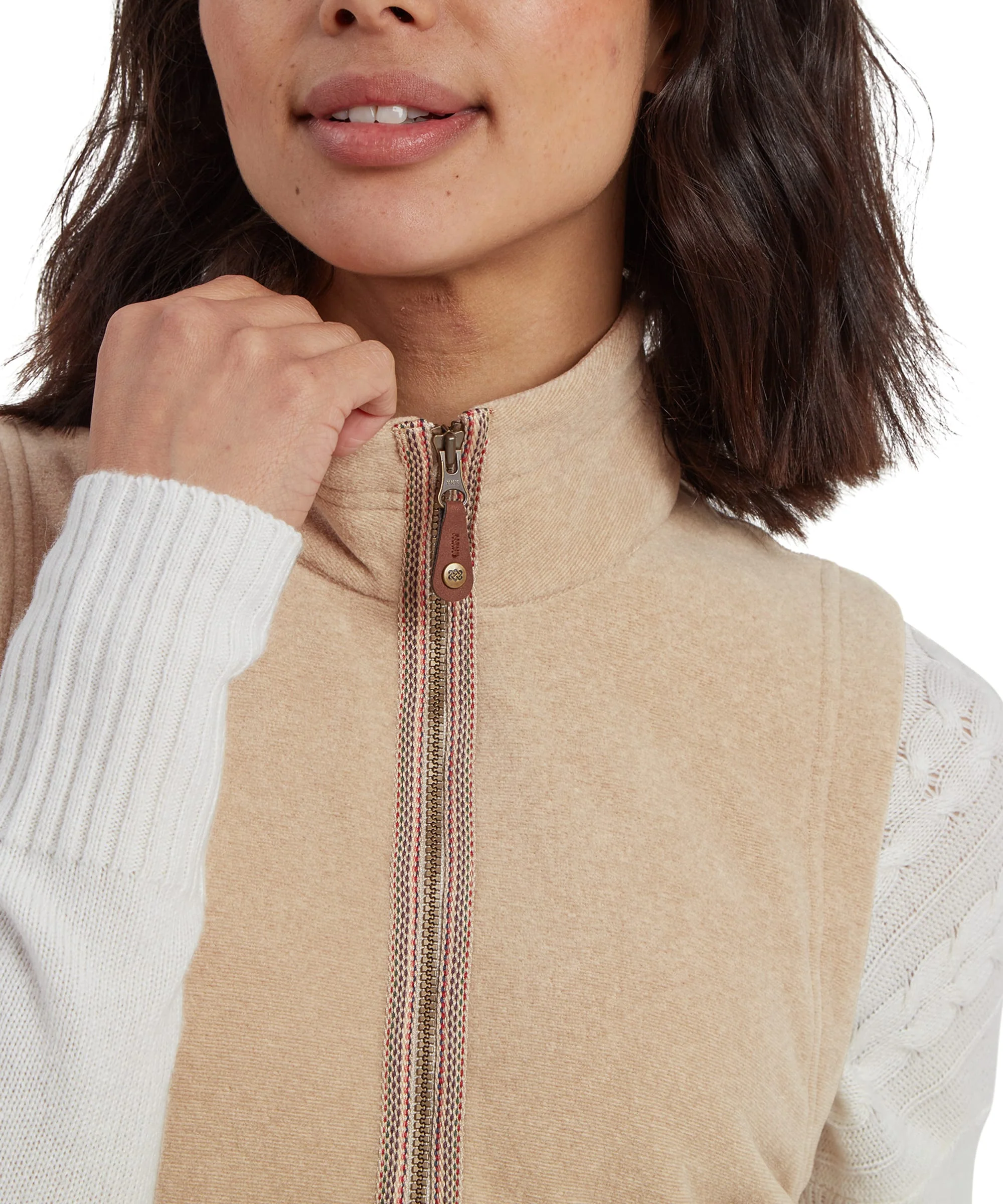 Rolpa Eco Fleece Vest - Bardiya Sand - Image 7