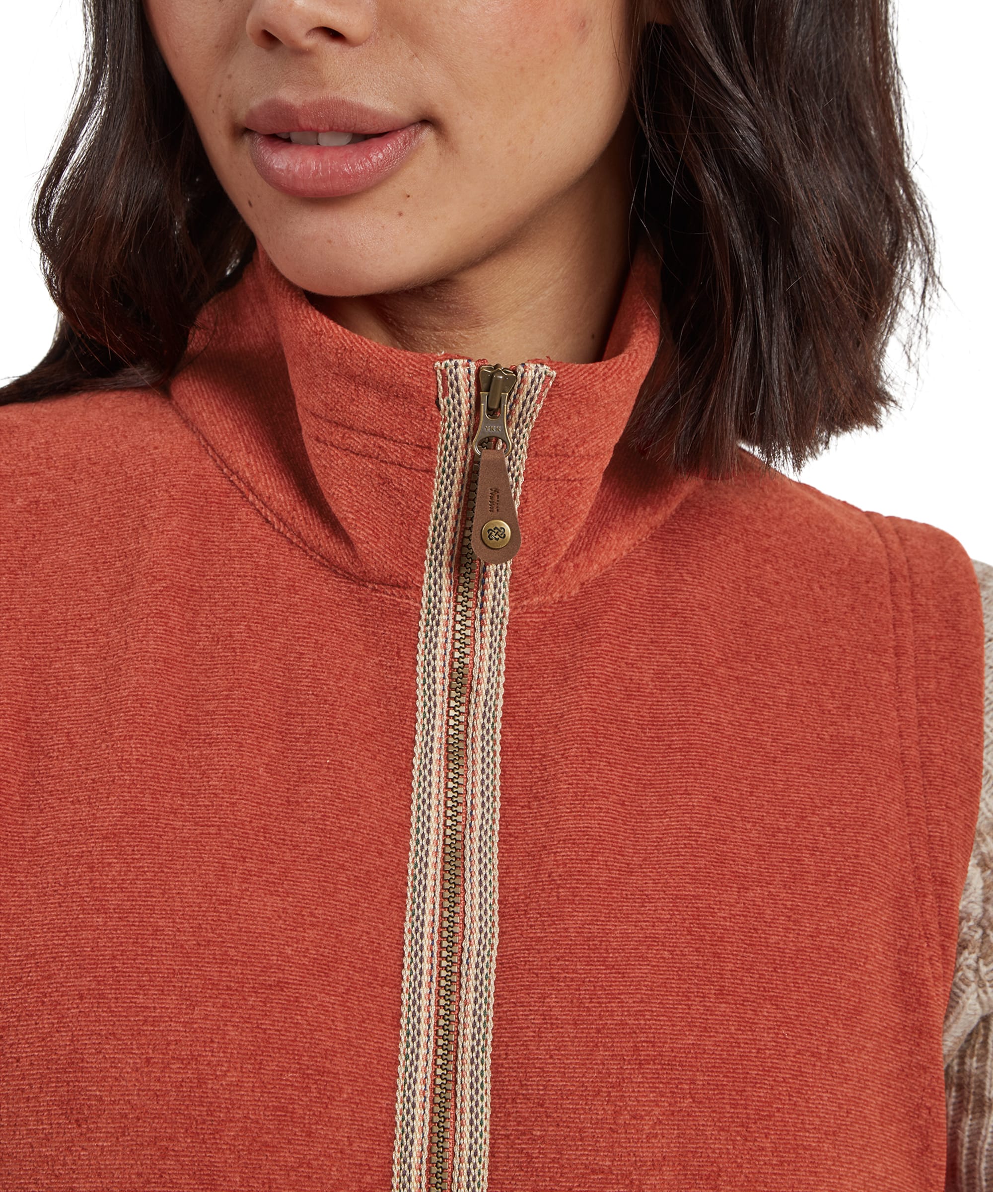 Rolpa Eco Fleece Vest - Rust - Image 7