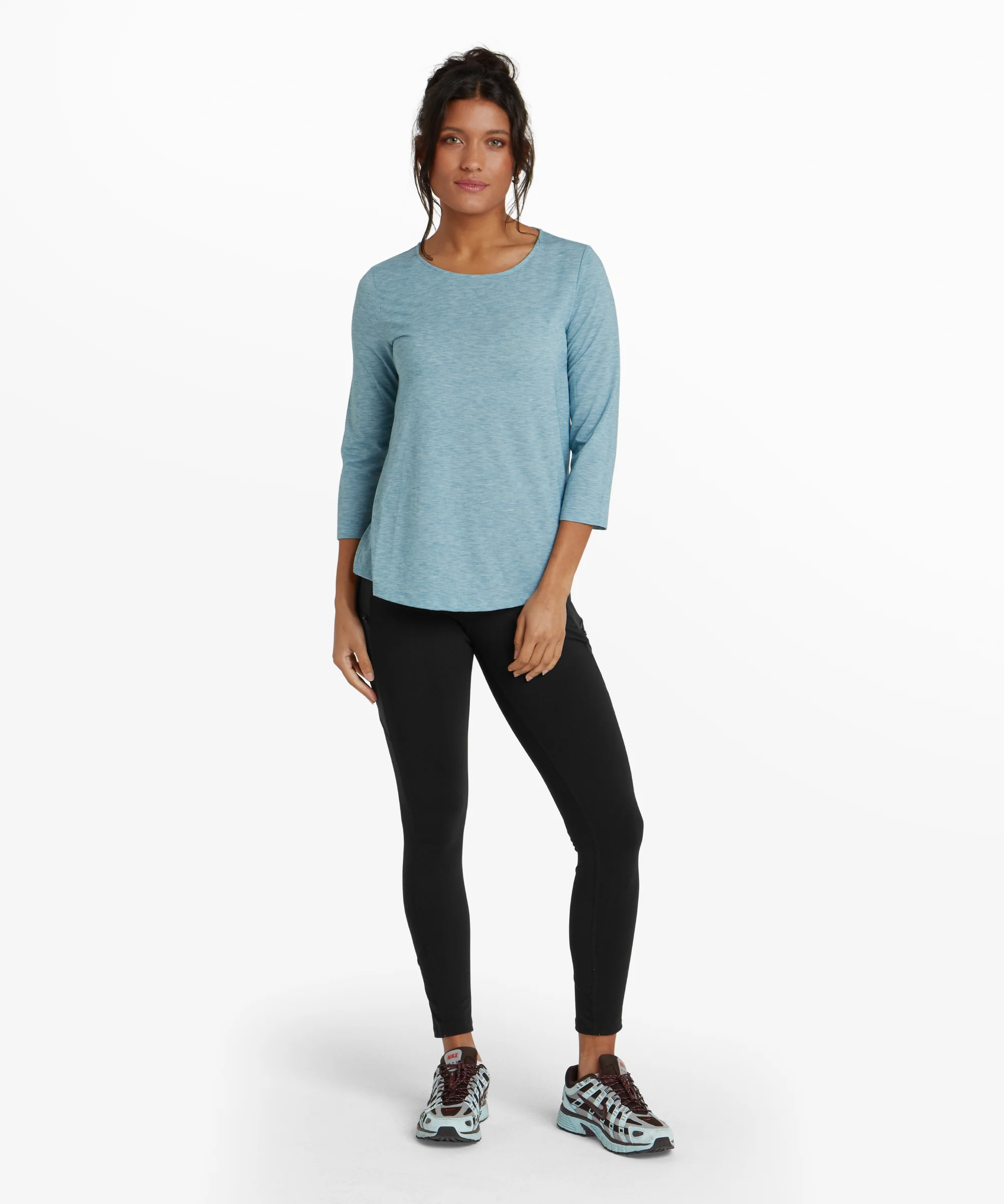 Asha 3 Quarter Sleeve Top - Hydra - Image 3