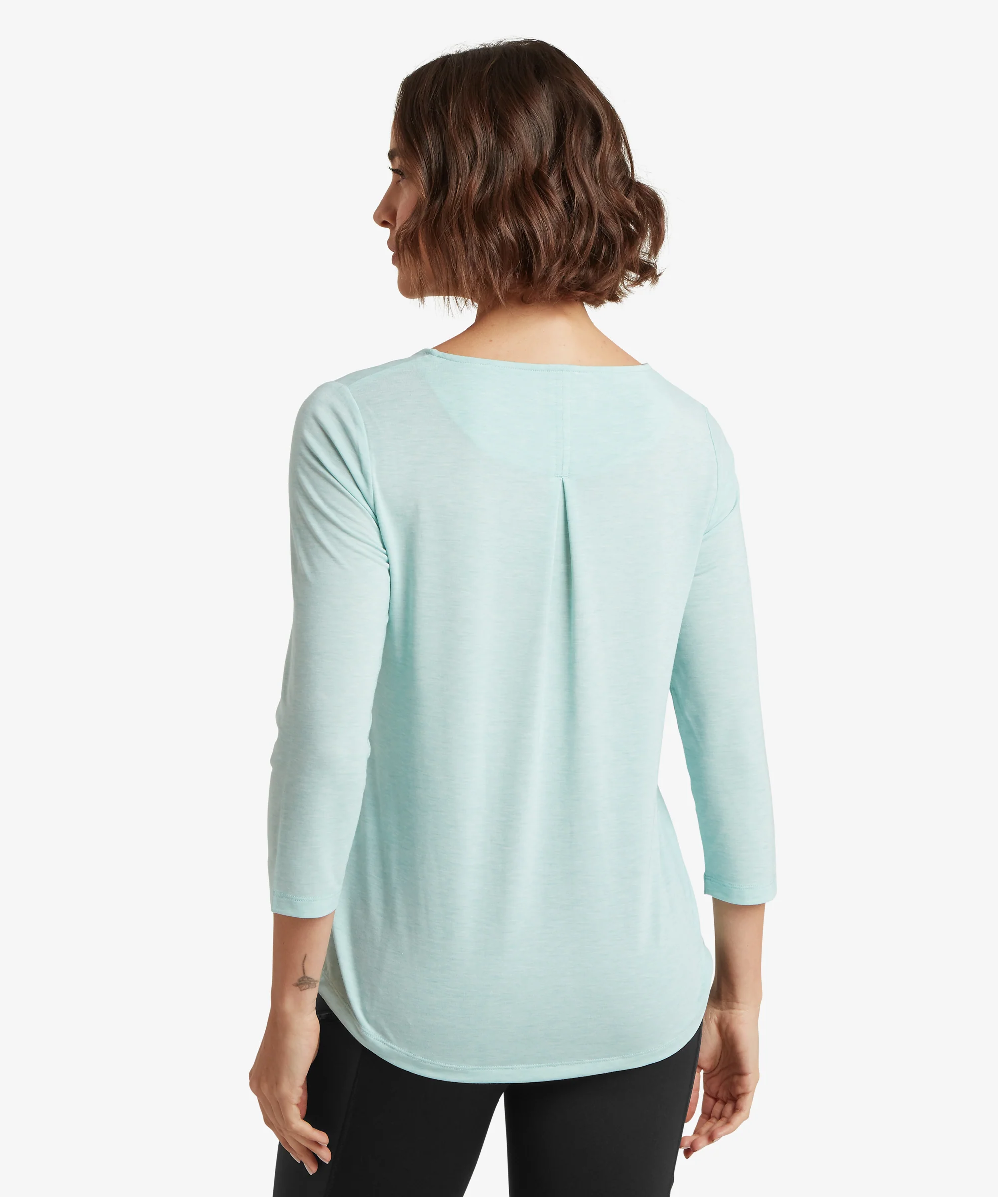 Asha 3 Quarter Sleeve Top - Light Mist - Image 5