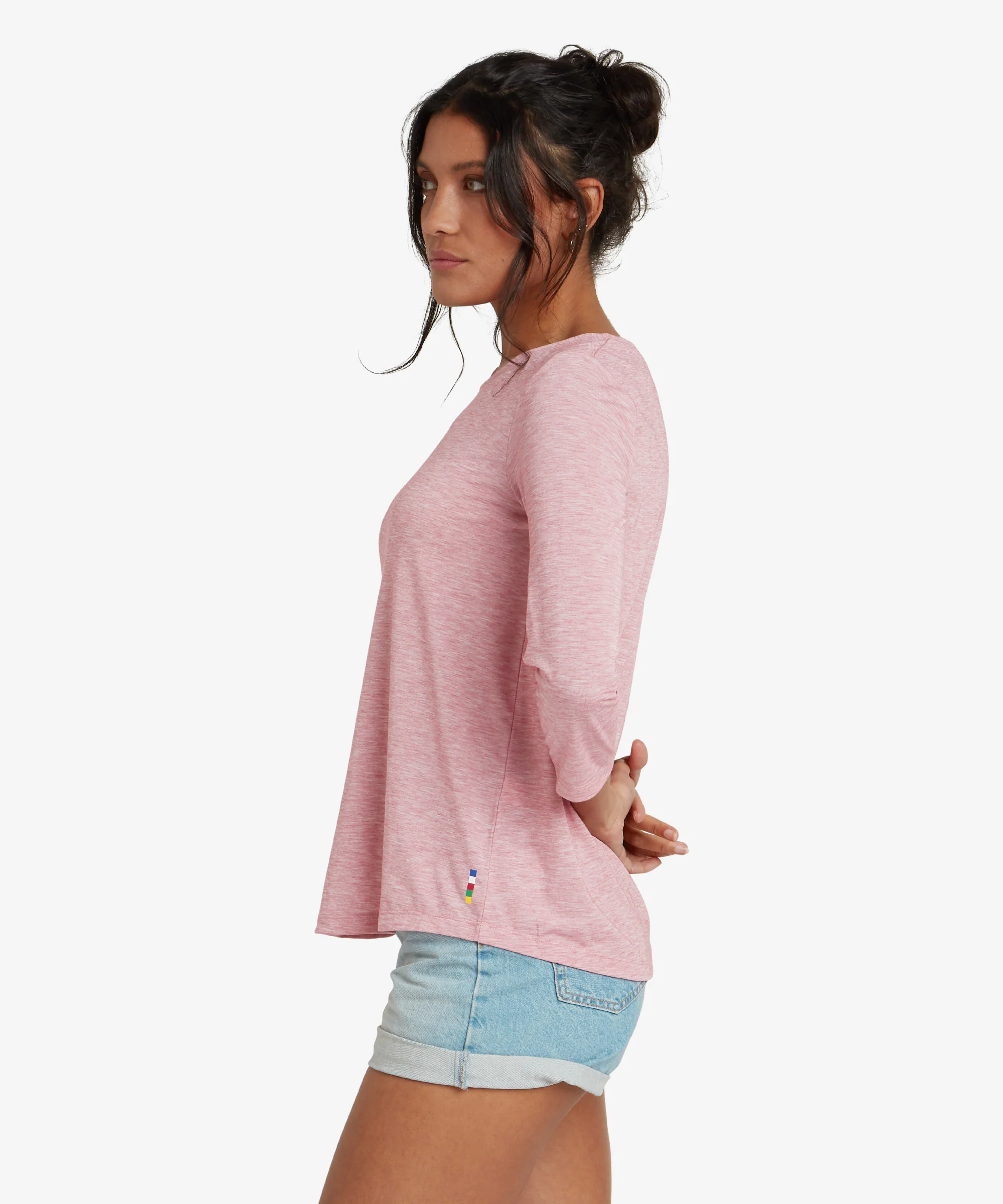 Asha 3 Quarter Sleeve Top - Mineral Red - Image 4