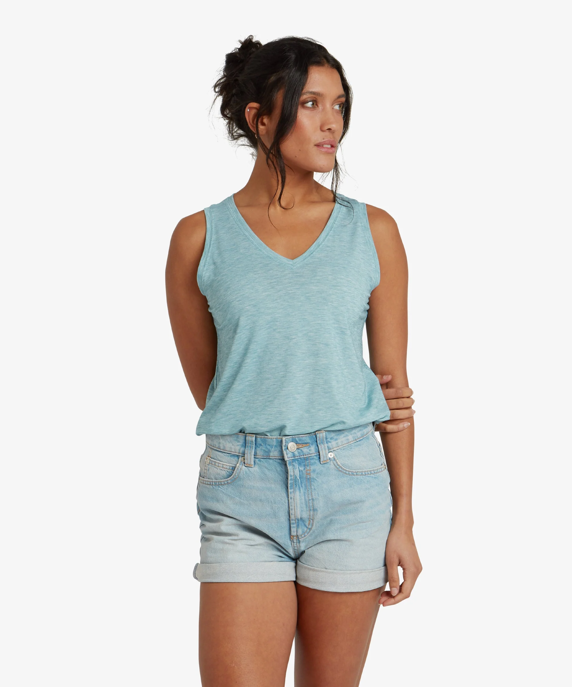 Asha V-Neck Tank Top - Hydra - Image 2