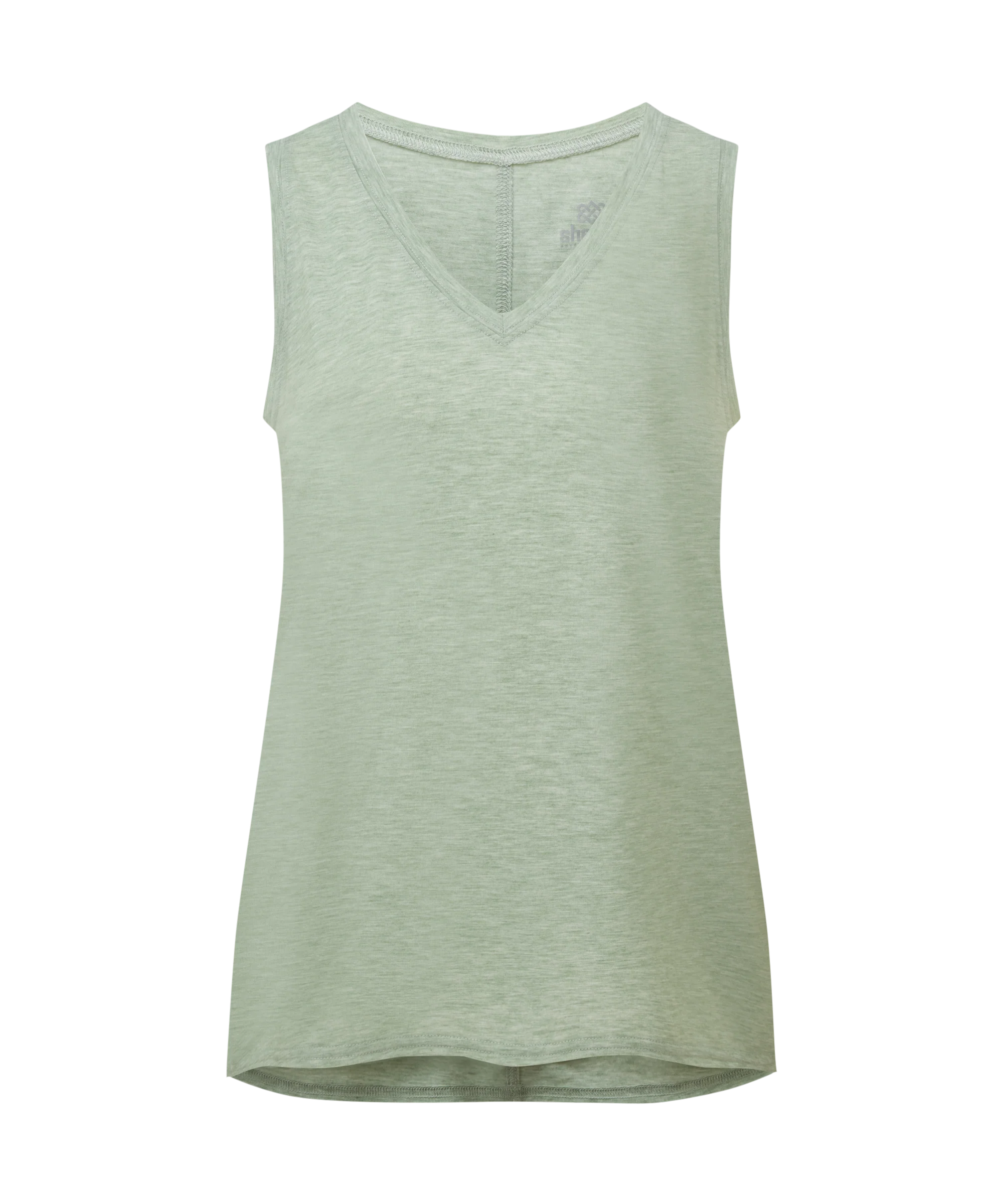 Asha V-Neck Tank Top - Thyme
