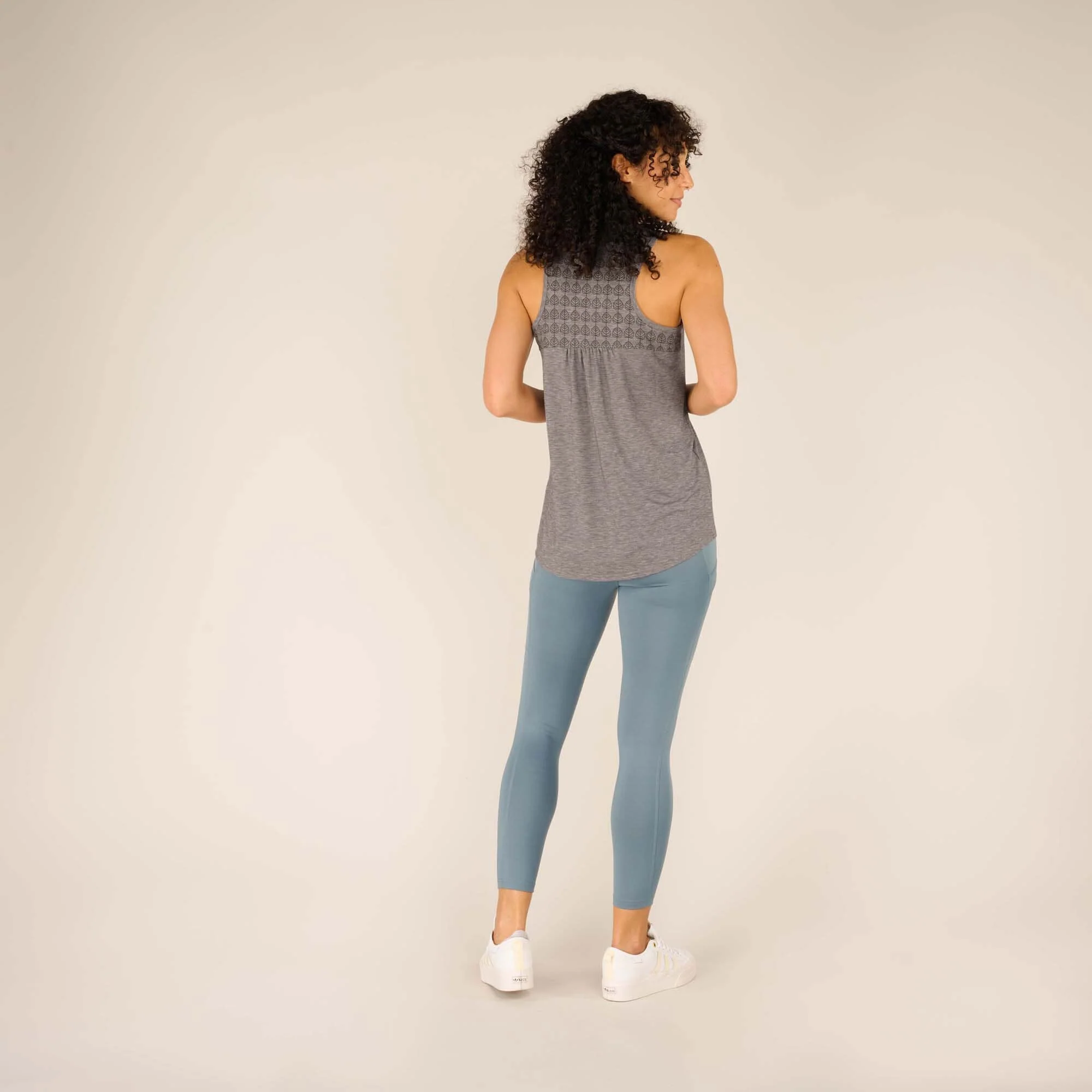 Asha Tank Top - Kharani Grey Heather - Image 4