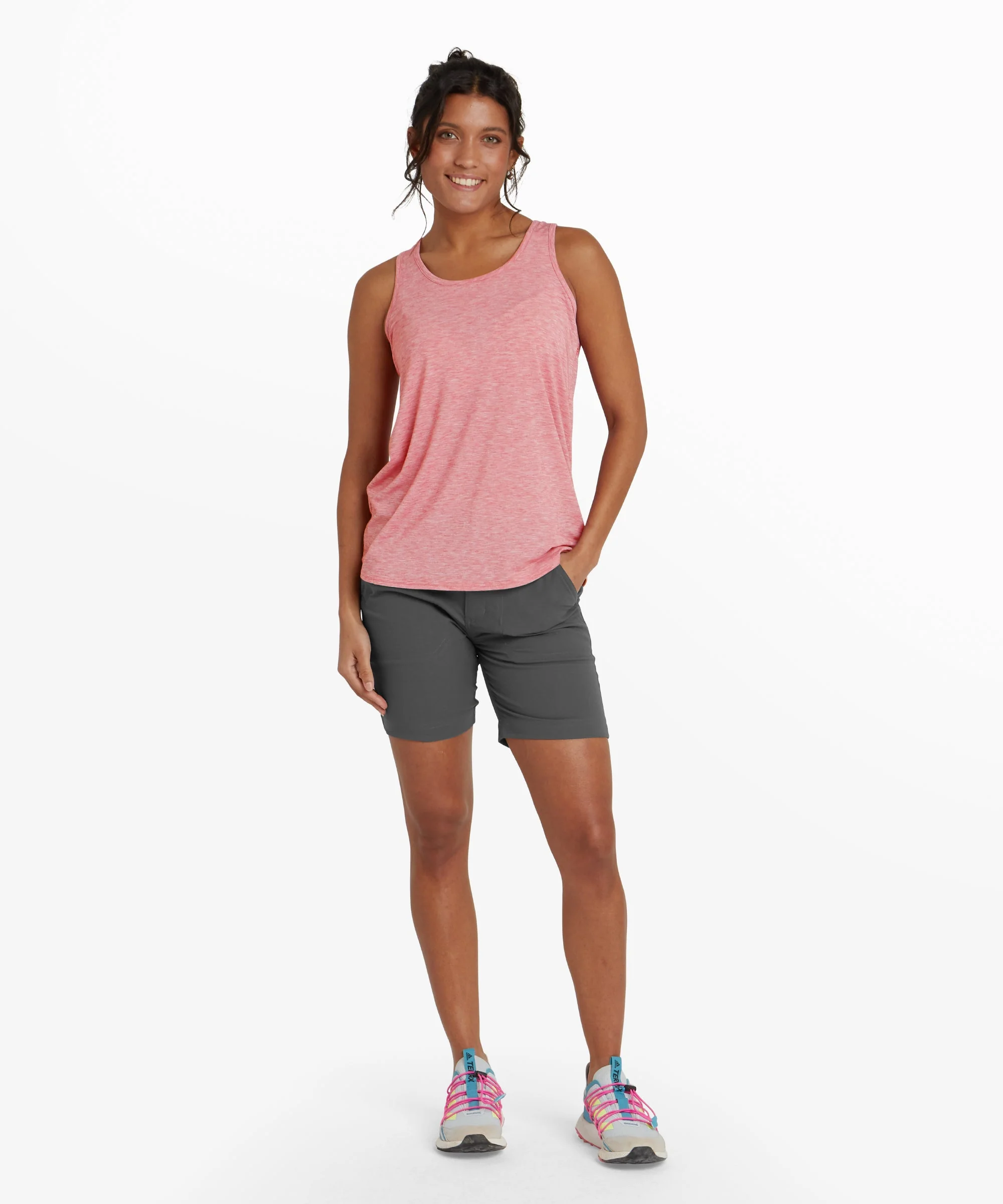 Asha Tank Top - Mineral Red Texture - Image 3