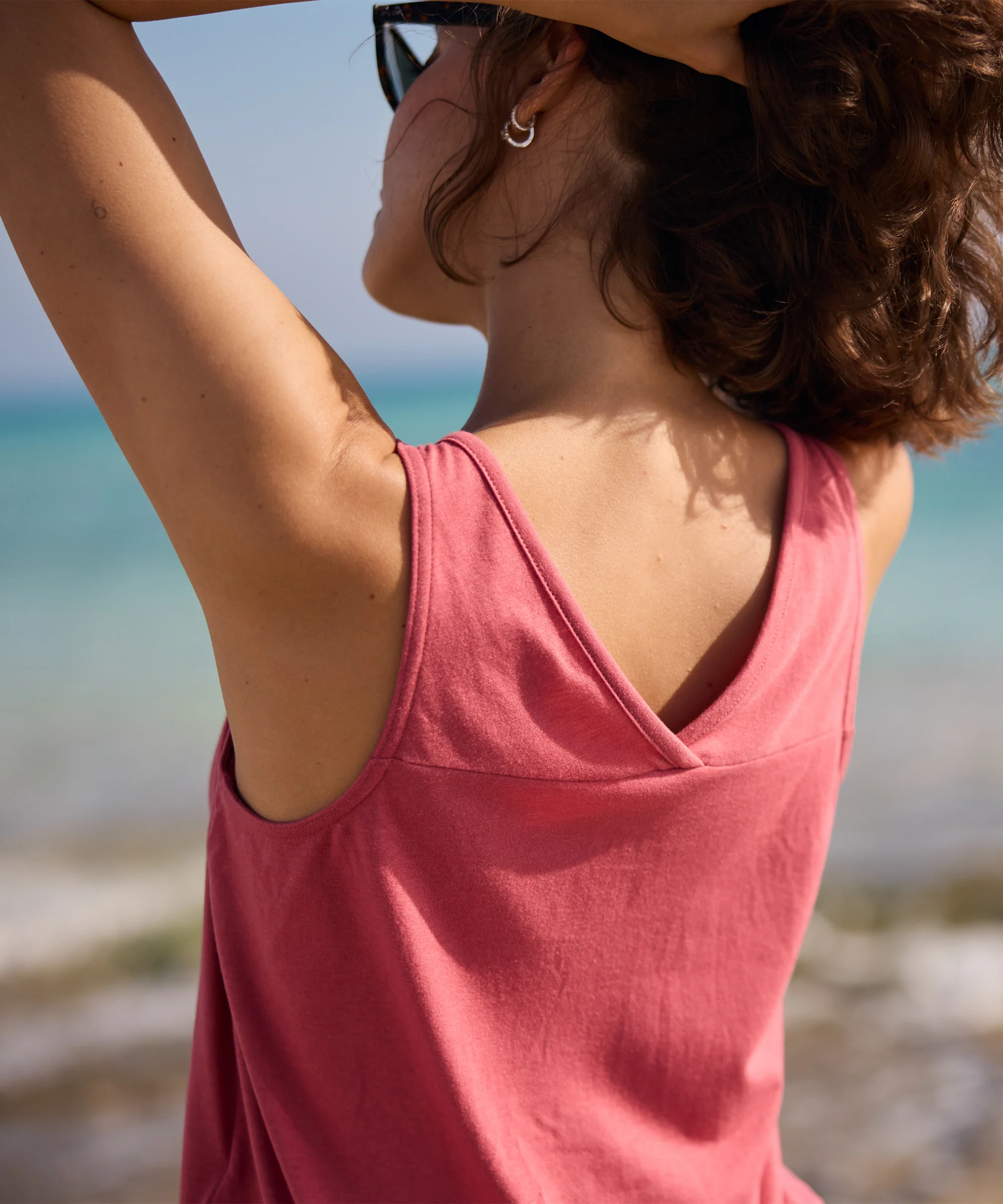 Bali V-Neck Tank Top - Rosie - Image 4