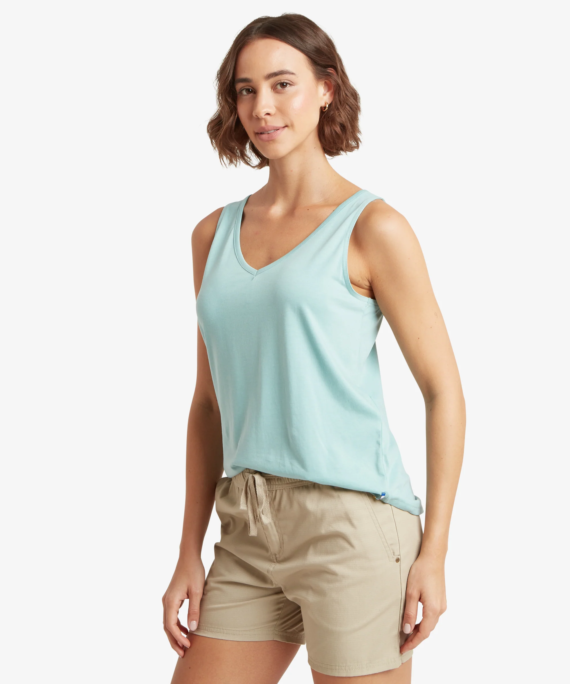 Bali V-Neck Tank Top - Mist - Image 6
