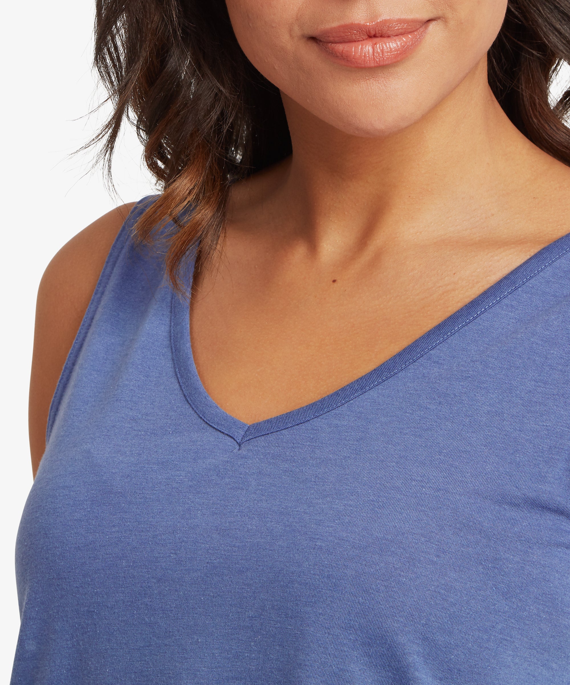 Bali V-Neck Tank Top - Seaport Blue - Image 6