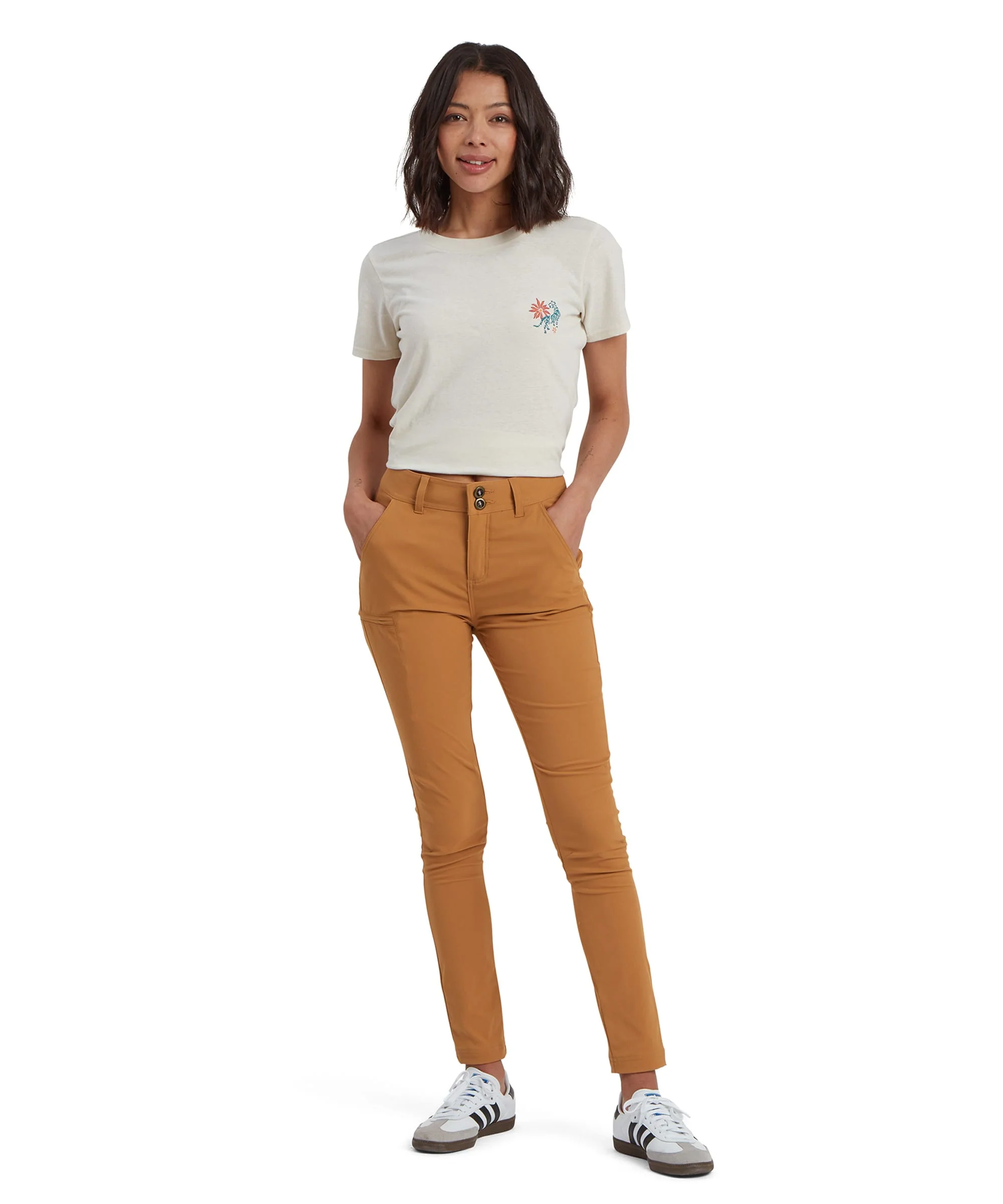 Bara Tapered Pants - Caramel - Image 3