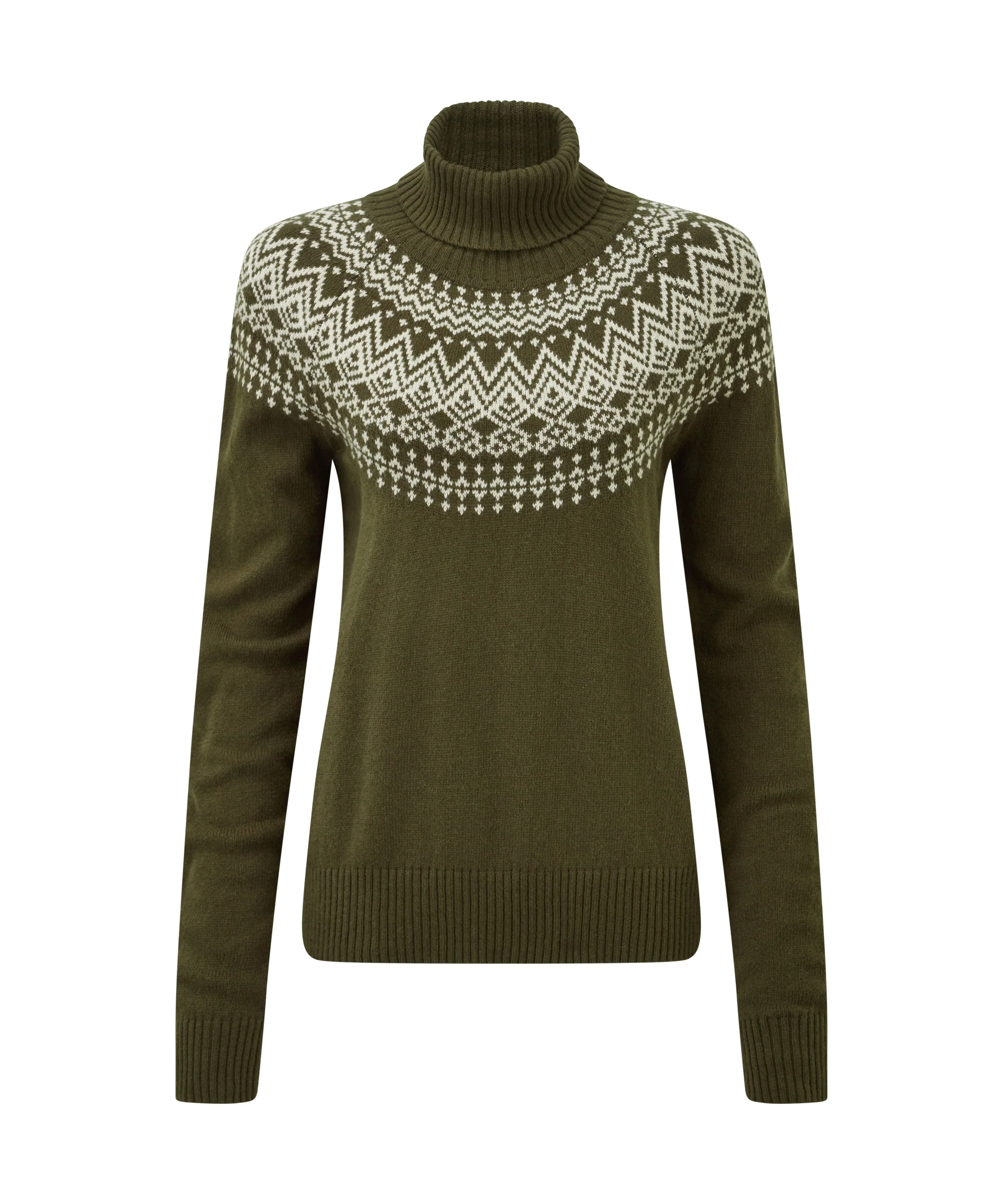 Camkilo Roll Neck Sweater - Evergreen