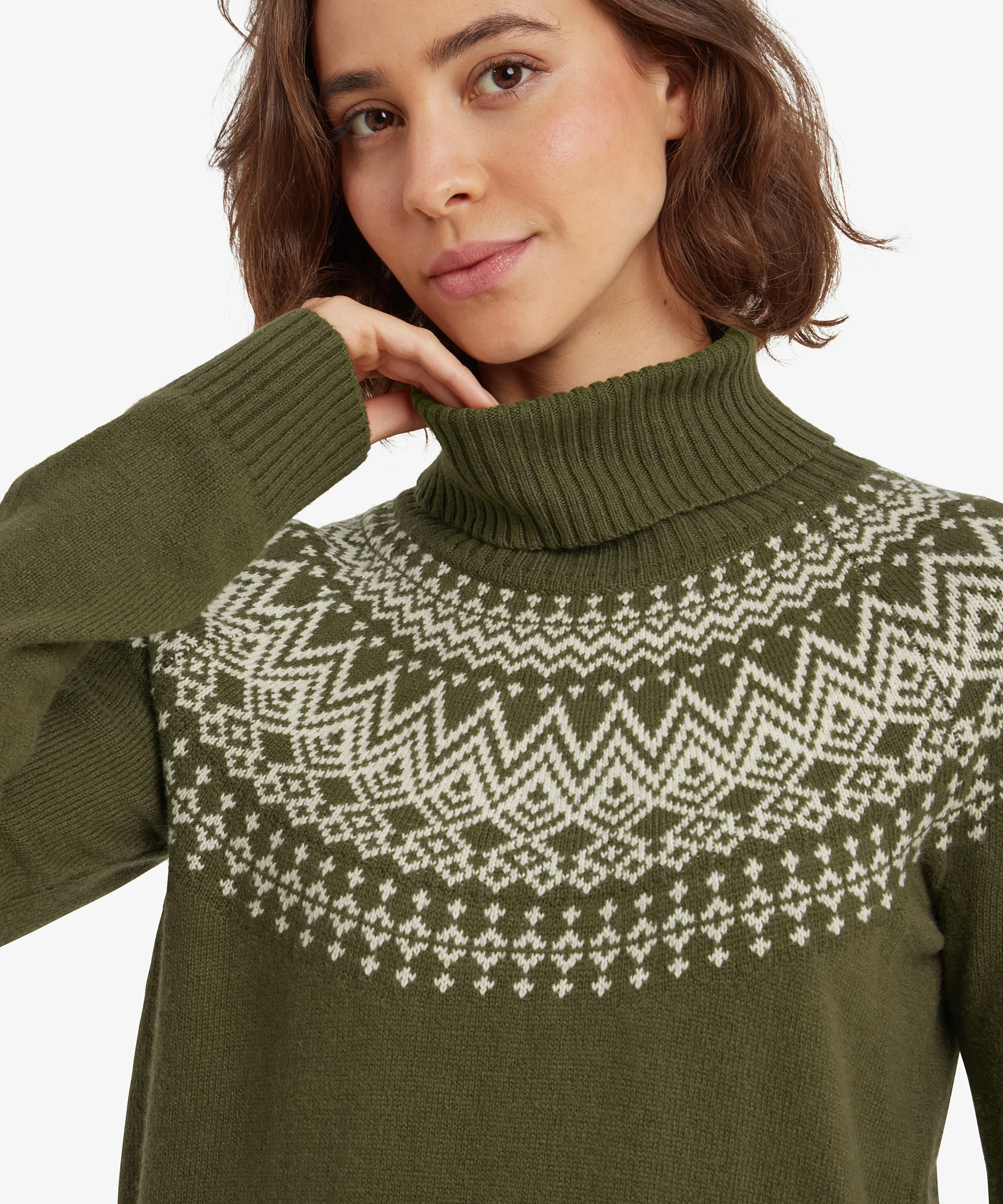 Camkilo Roll Neck Sweater - Evergreen - Image 6