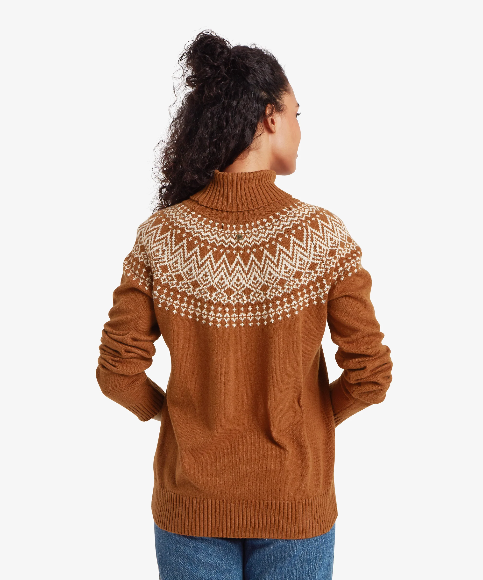 Camkilo Roll Neck Sweater - Mocha - Image 5