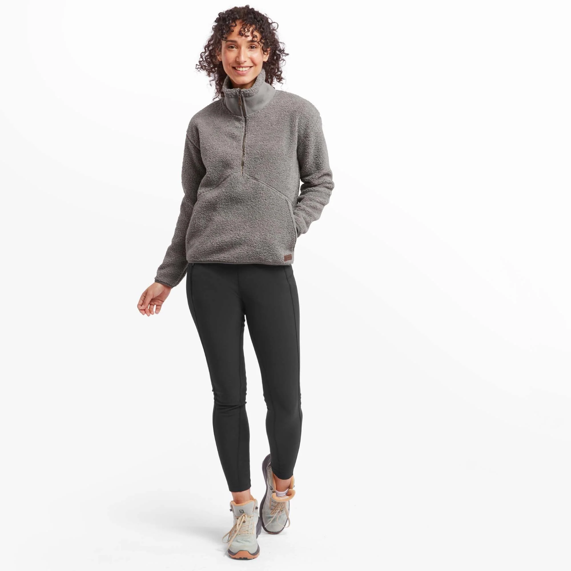 Chamlang Half Zip Pullover - Monsoon Grey - Image 3