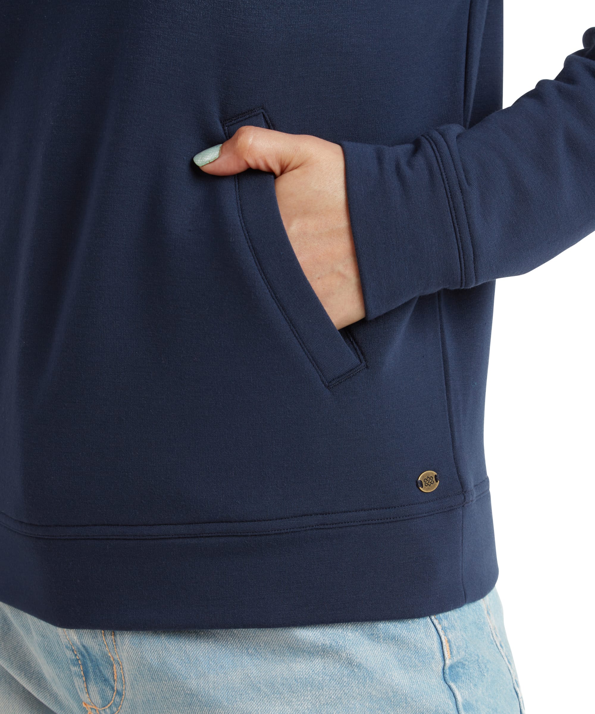 Dhyan Quarter Zip Sweatshirt - Rathee Blue - Image 10