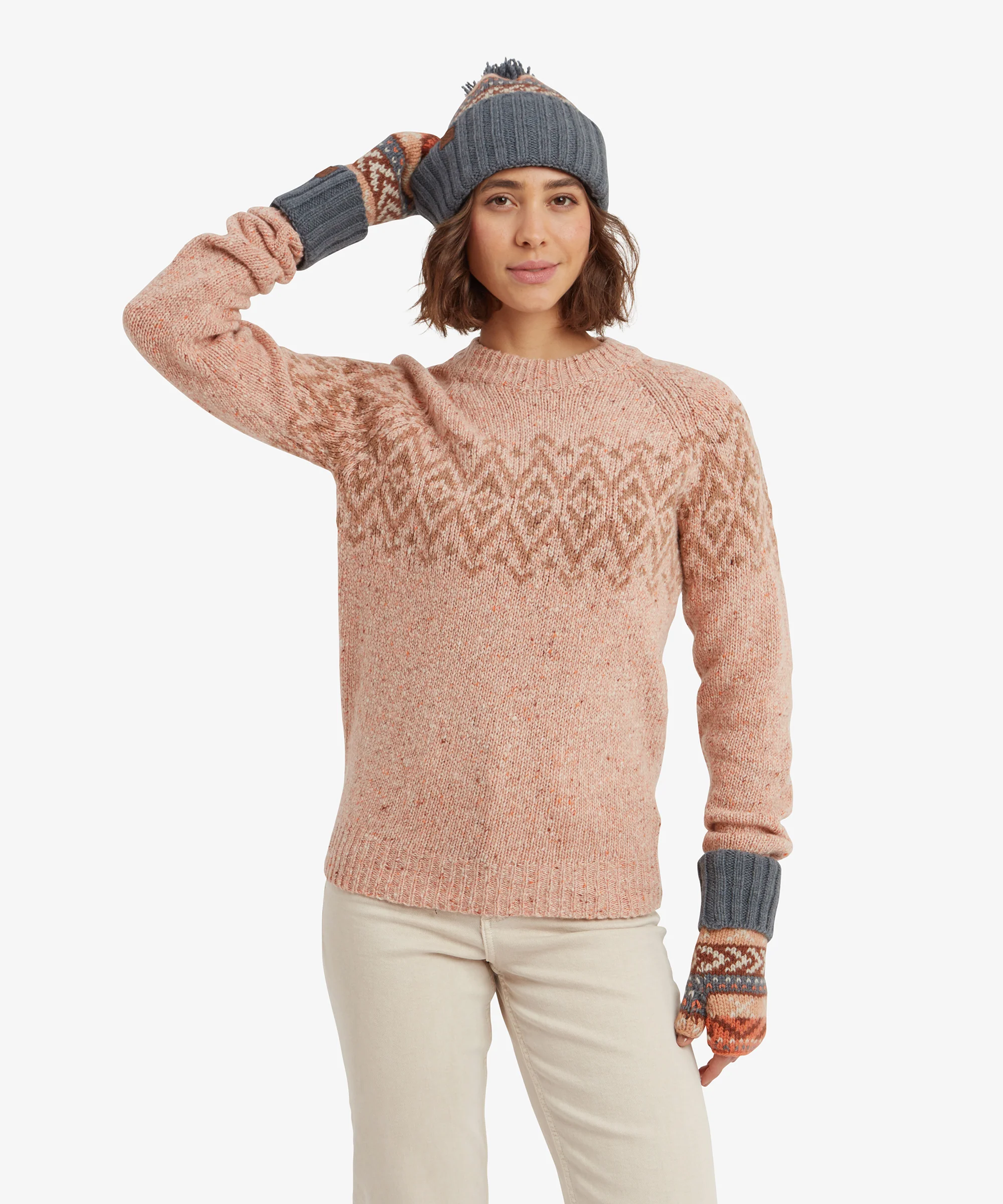 Dumji Crew Sweater - Blush - Image 2