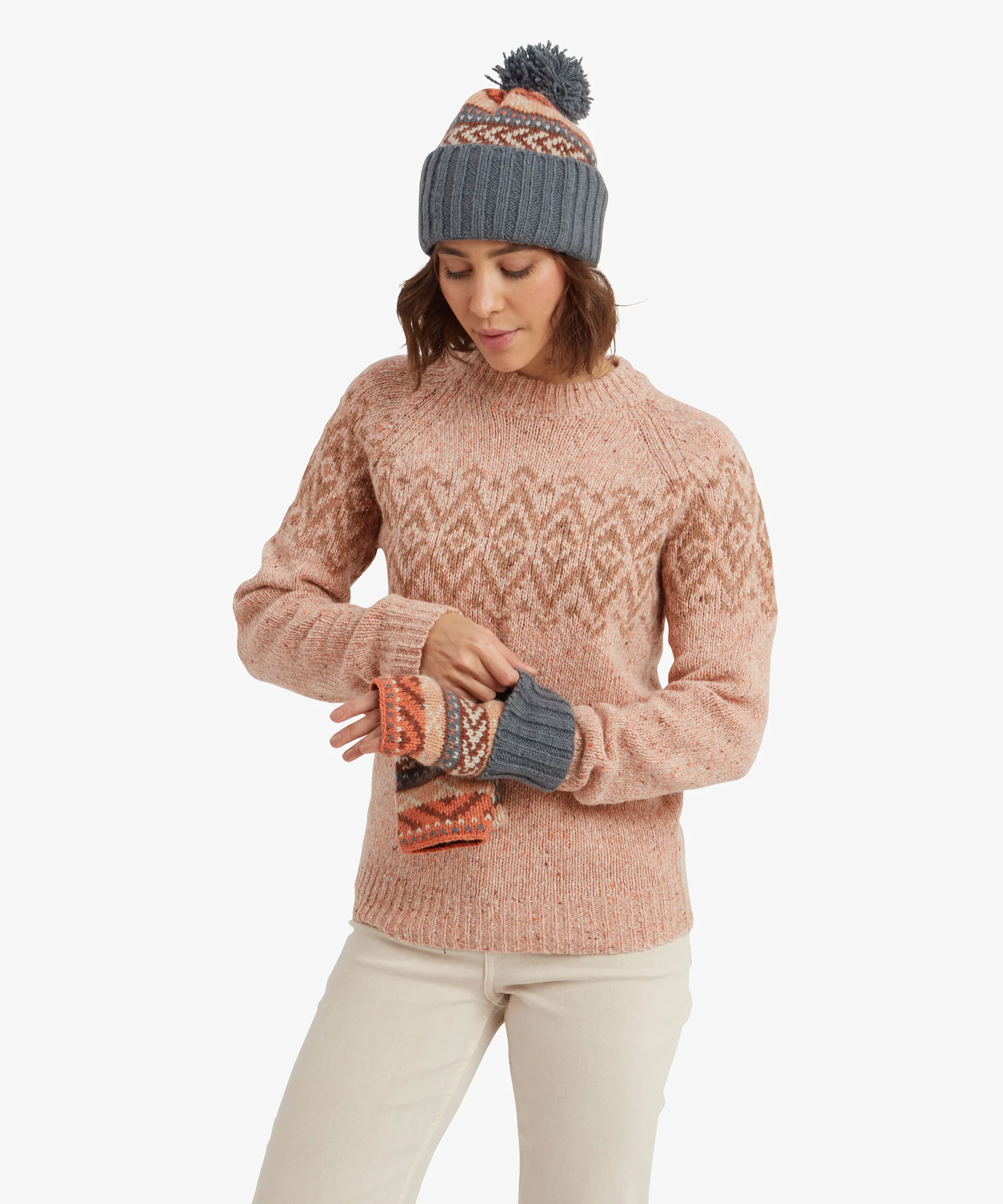 Dumji Crew Sweater - Blush - Image 4