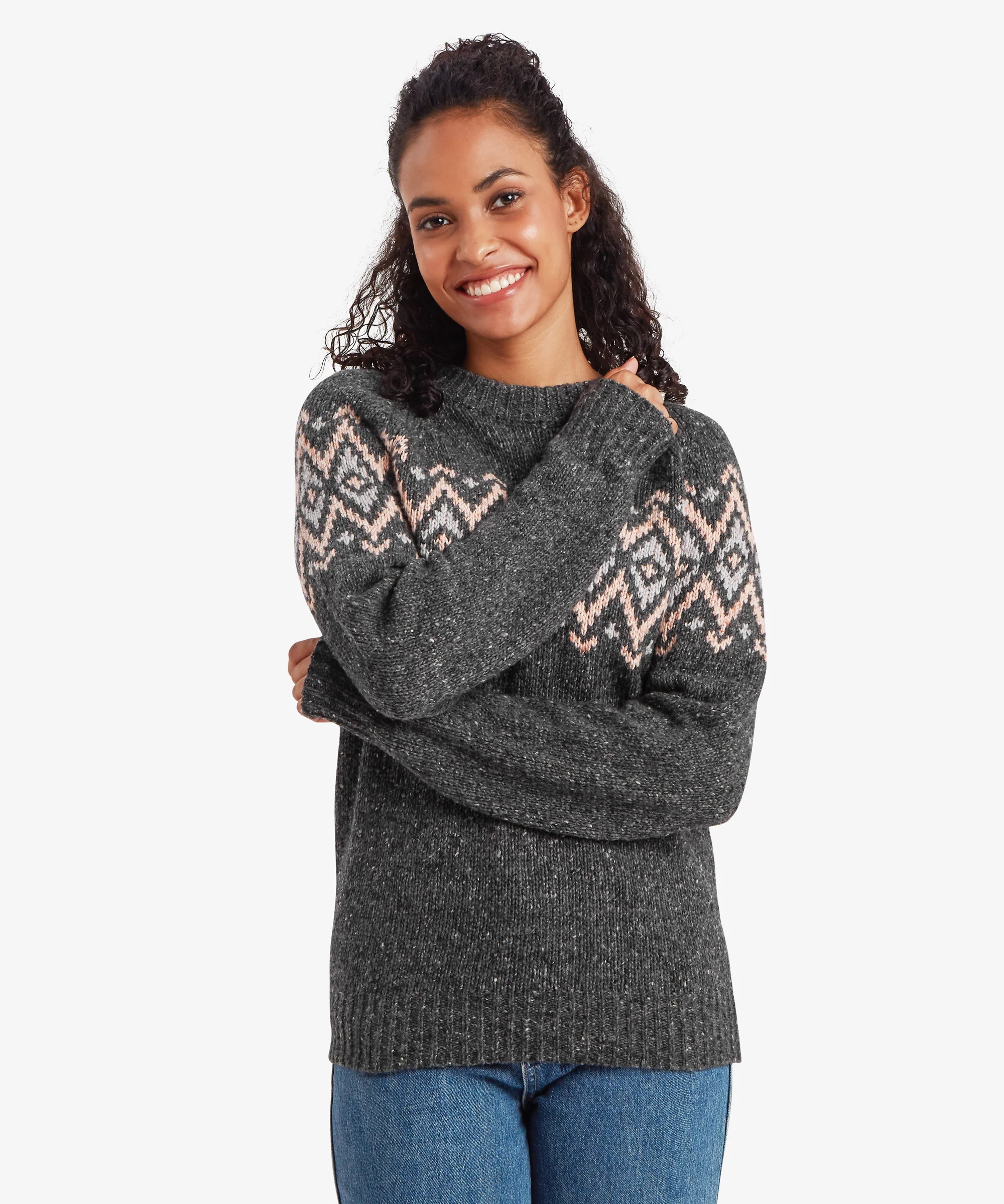 Dumji Crew Sweater - Charcoal - Image 2