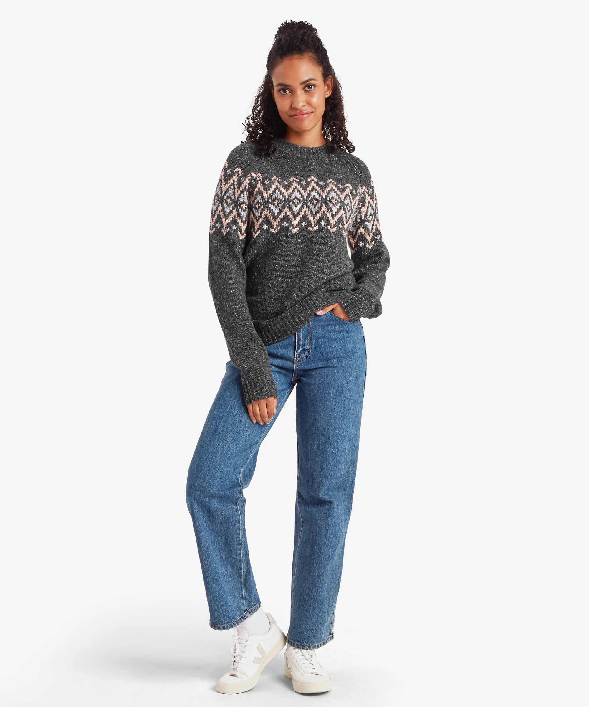 Dumji Crew Sweater - Charcoal - Image 3