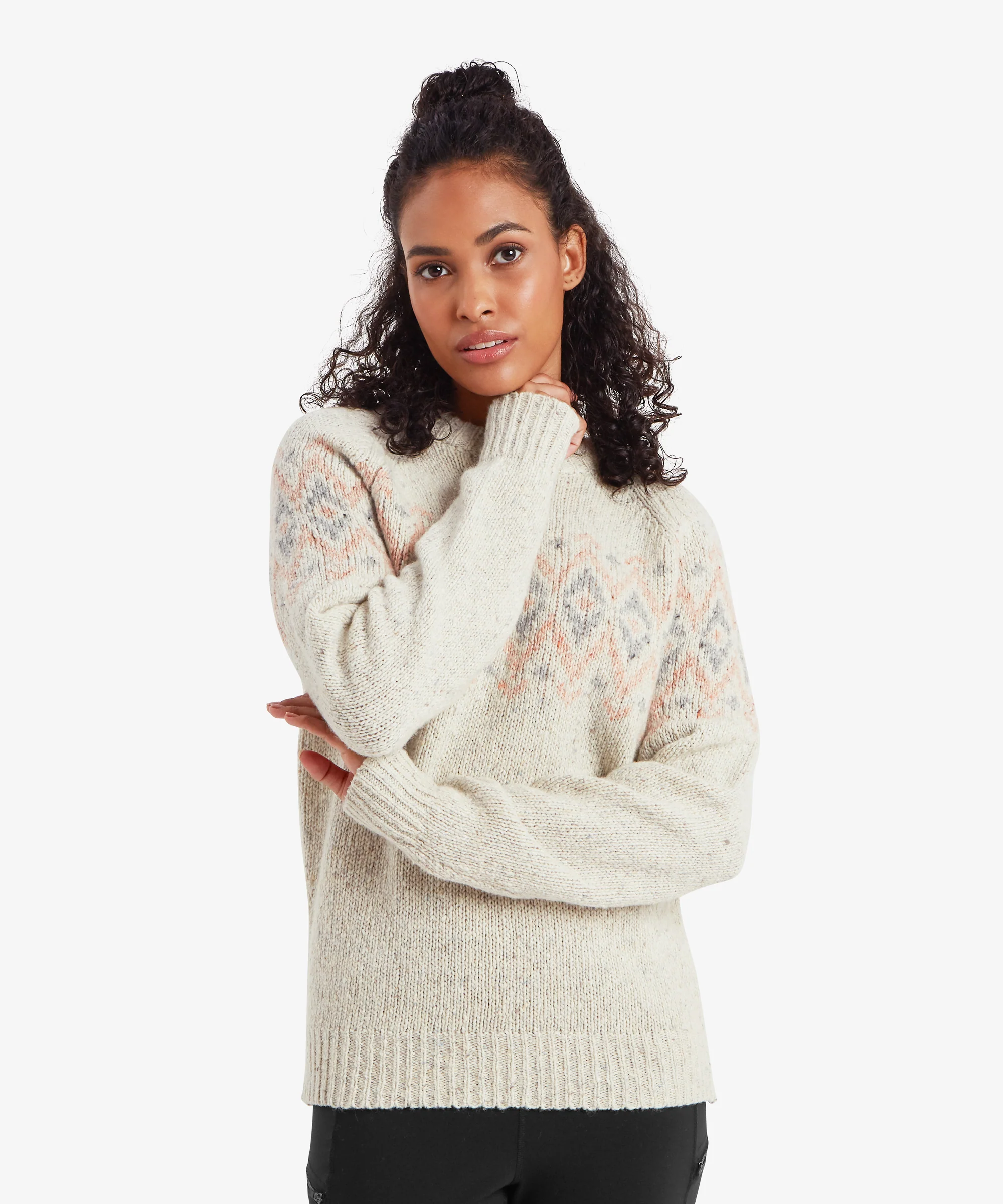 Dumji Crew Sweater - Ecru - Image 2