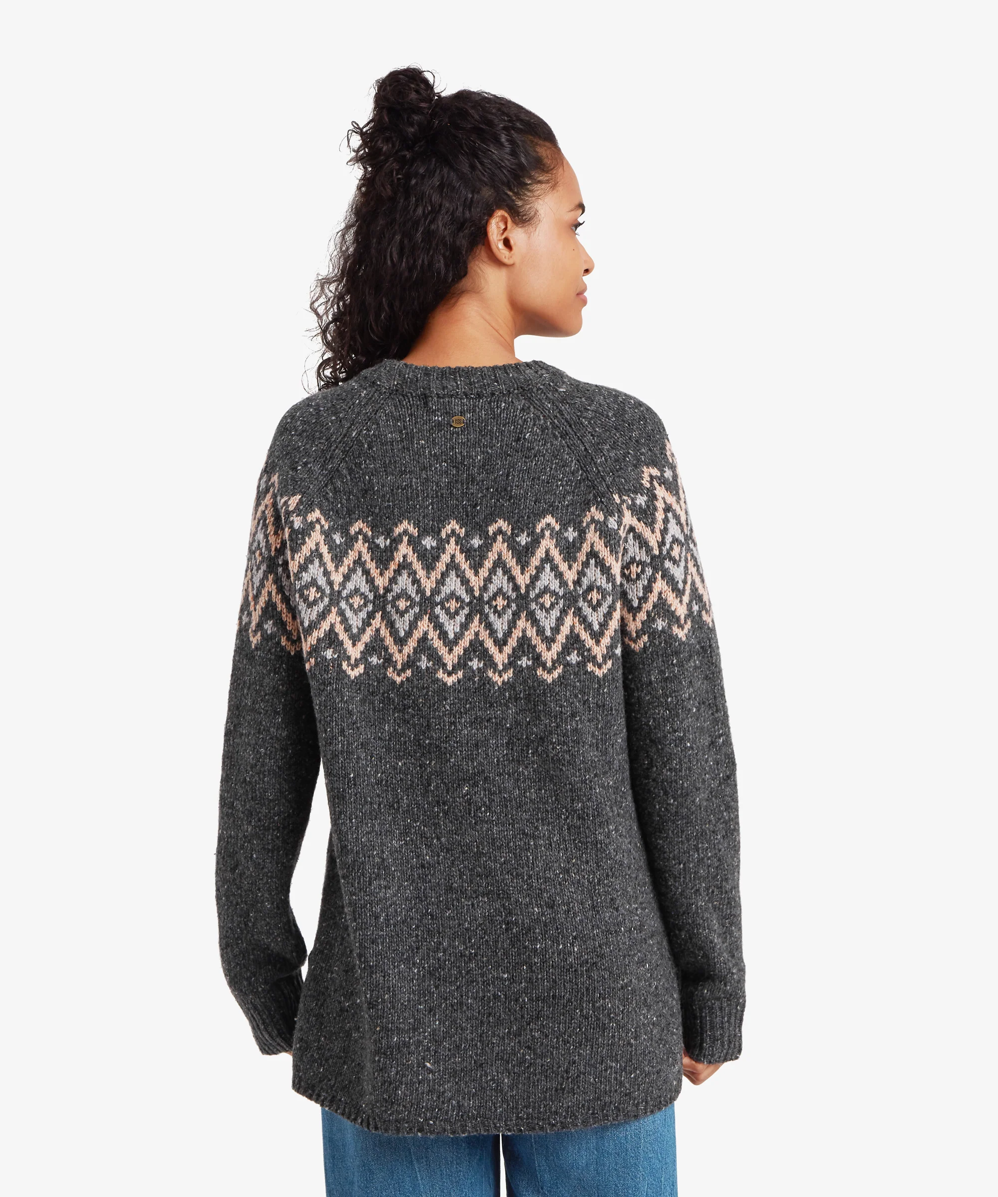 Dumji Long Sweater - Charcoal - Image 4