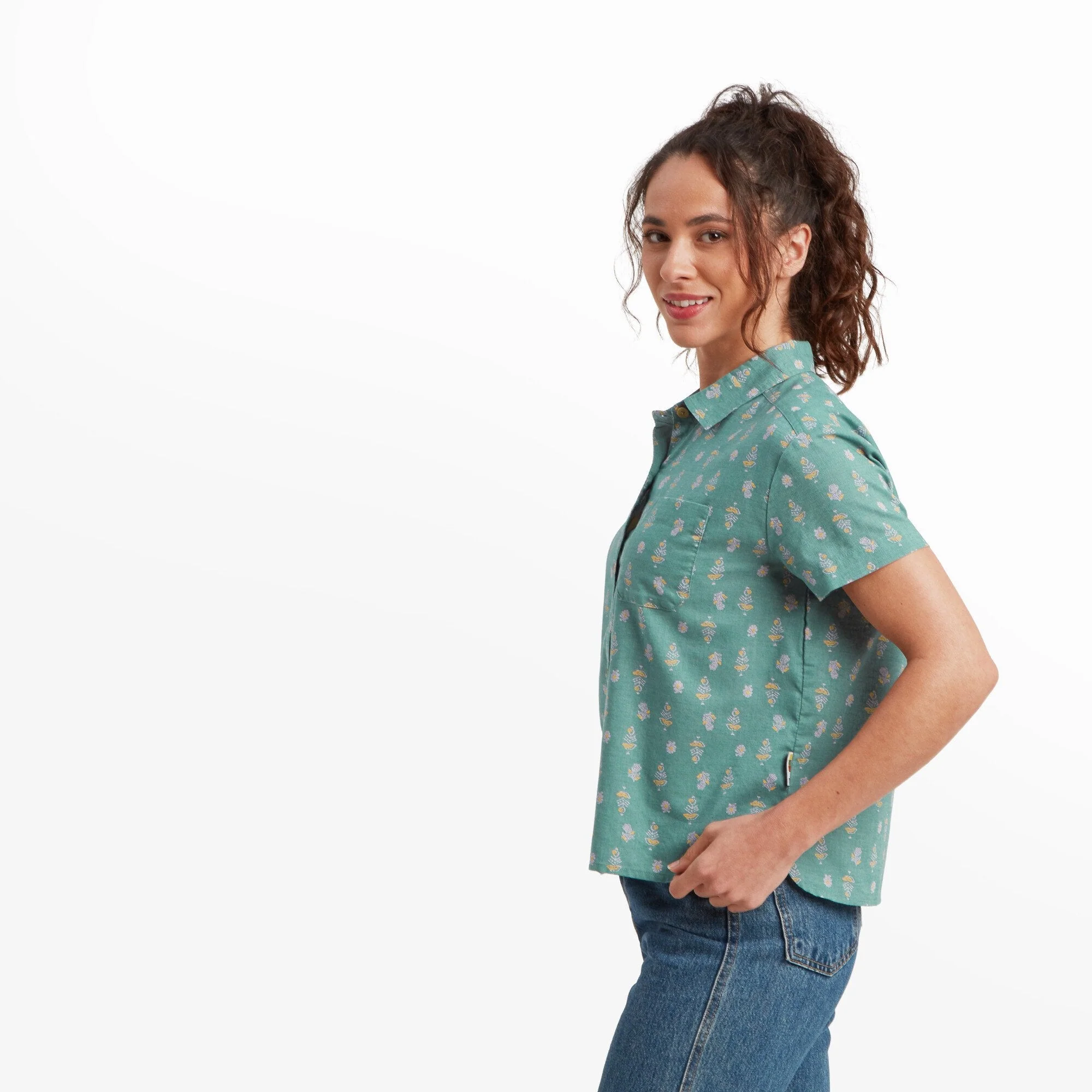 Jaya Camp Shirt - Hydra Indi Blossom - Image 3