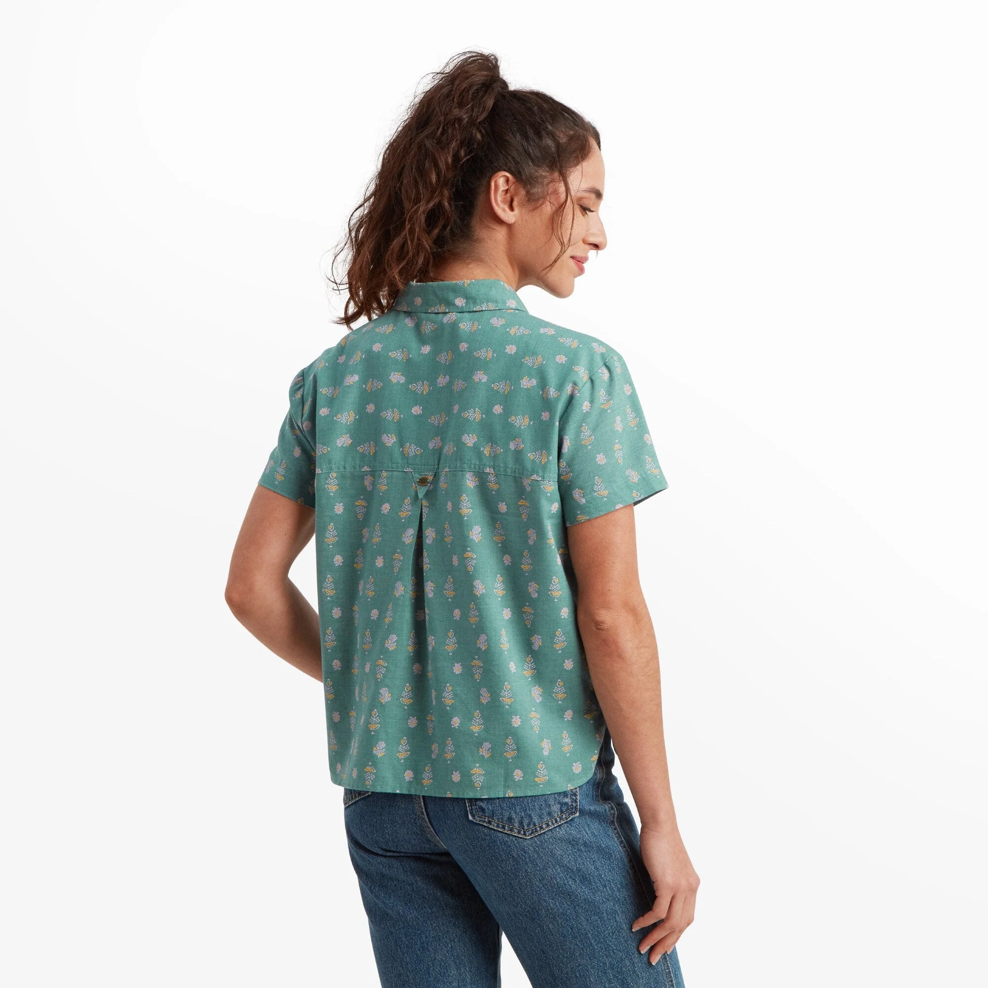 Jaya Camp Shirt - Hydra Indi Blossom - Image 4