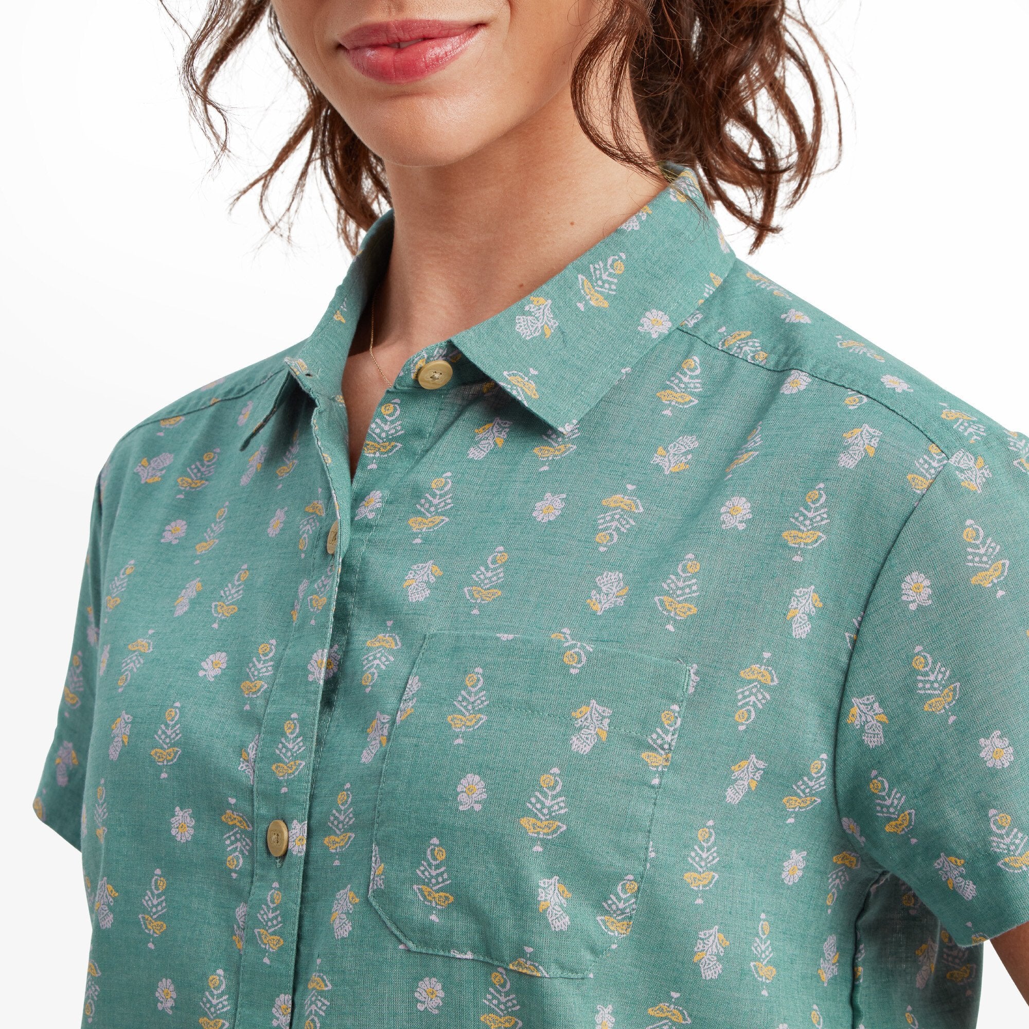 Jaya Camp Shirt - Hydra Indi Blossom - Image 5