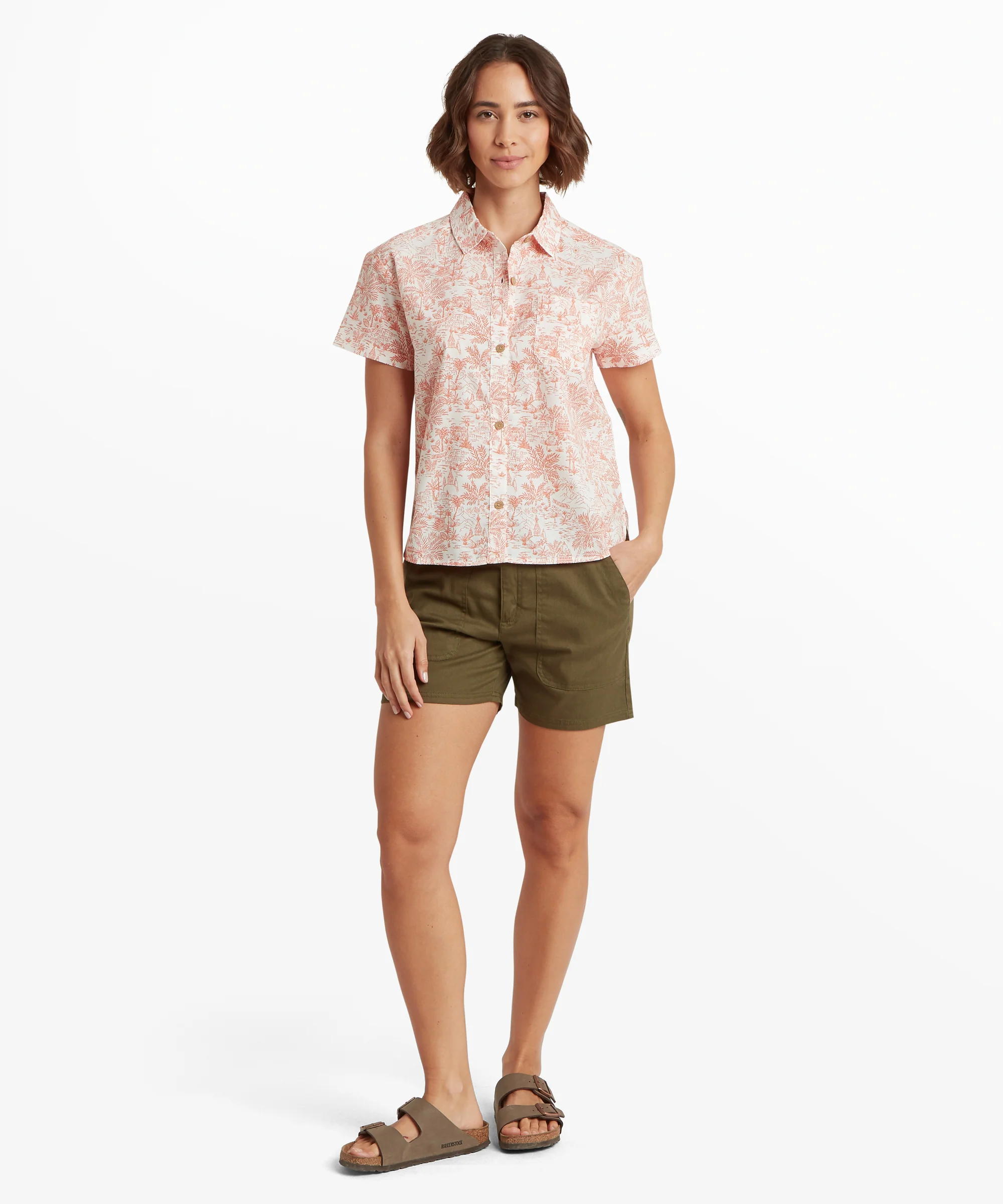 Jaya Camp Shirt - Peetho/Rose Gold Toile - Image 3