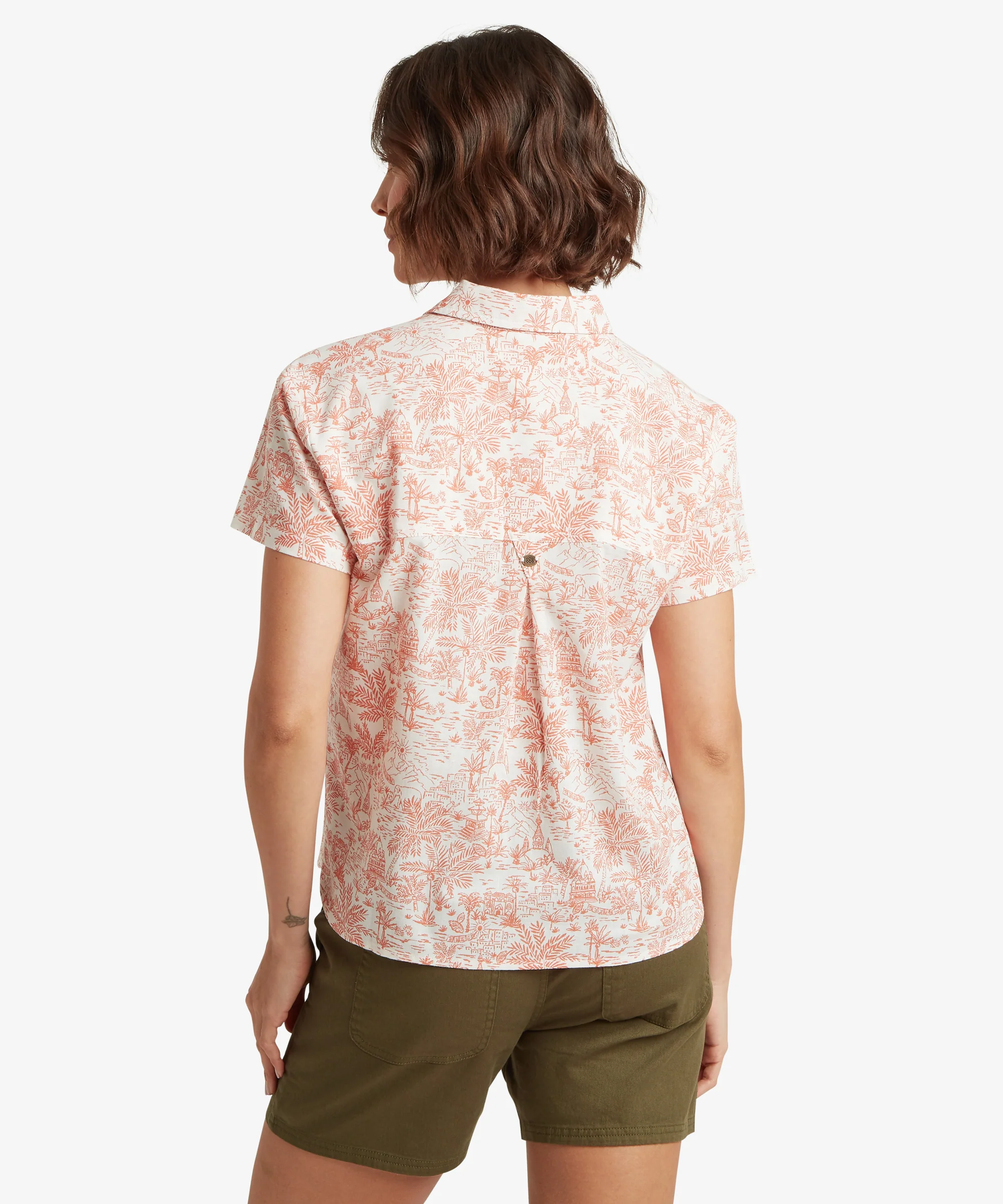 Jaya Camp Shirt - Peetho/Rose Gold Toile - Image 5