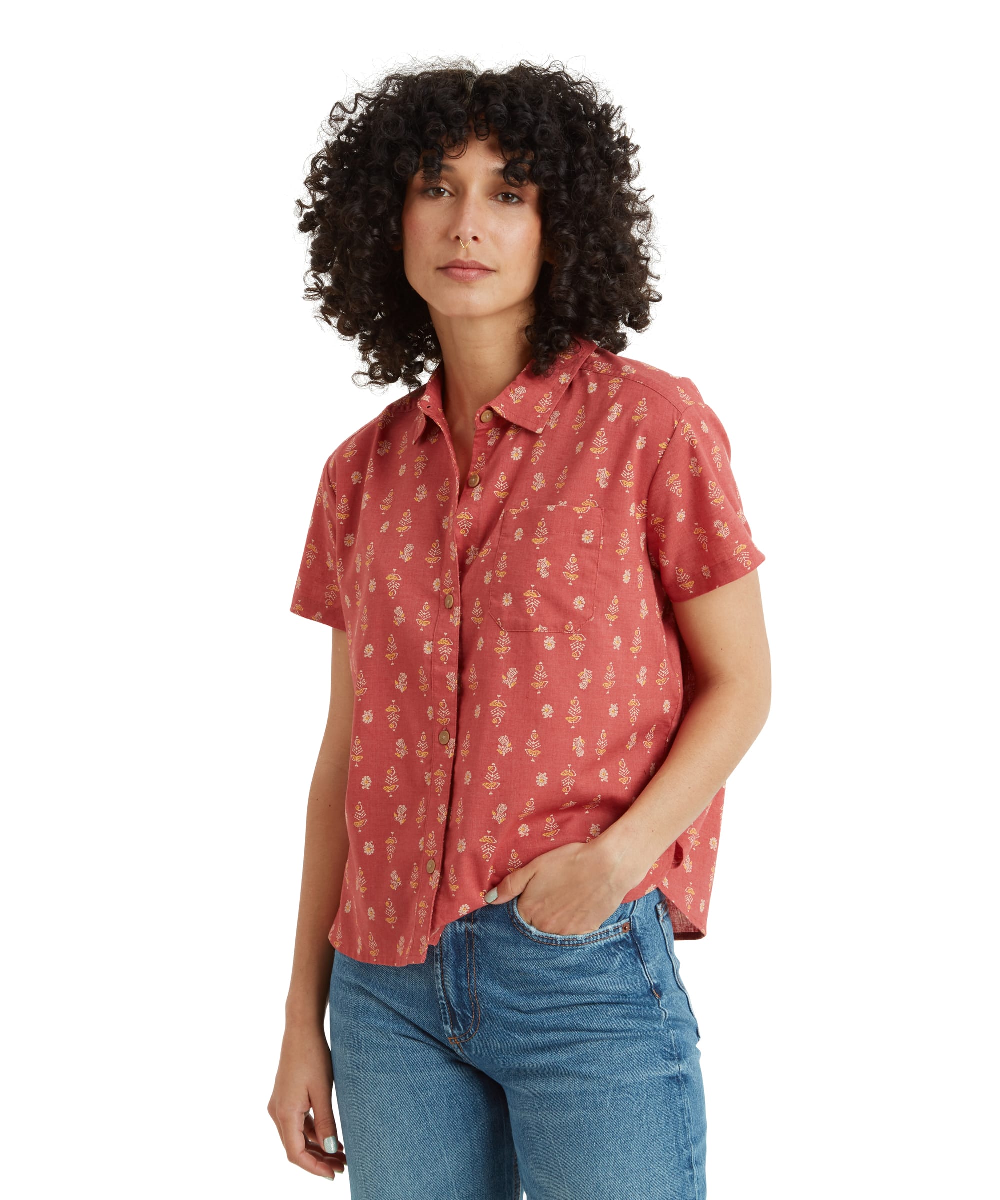 Jaya Camp Shirt - Rosie Indi Blossom - Image 2