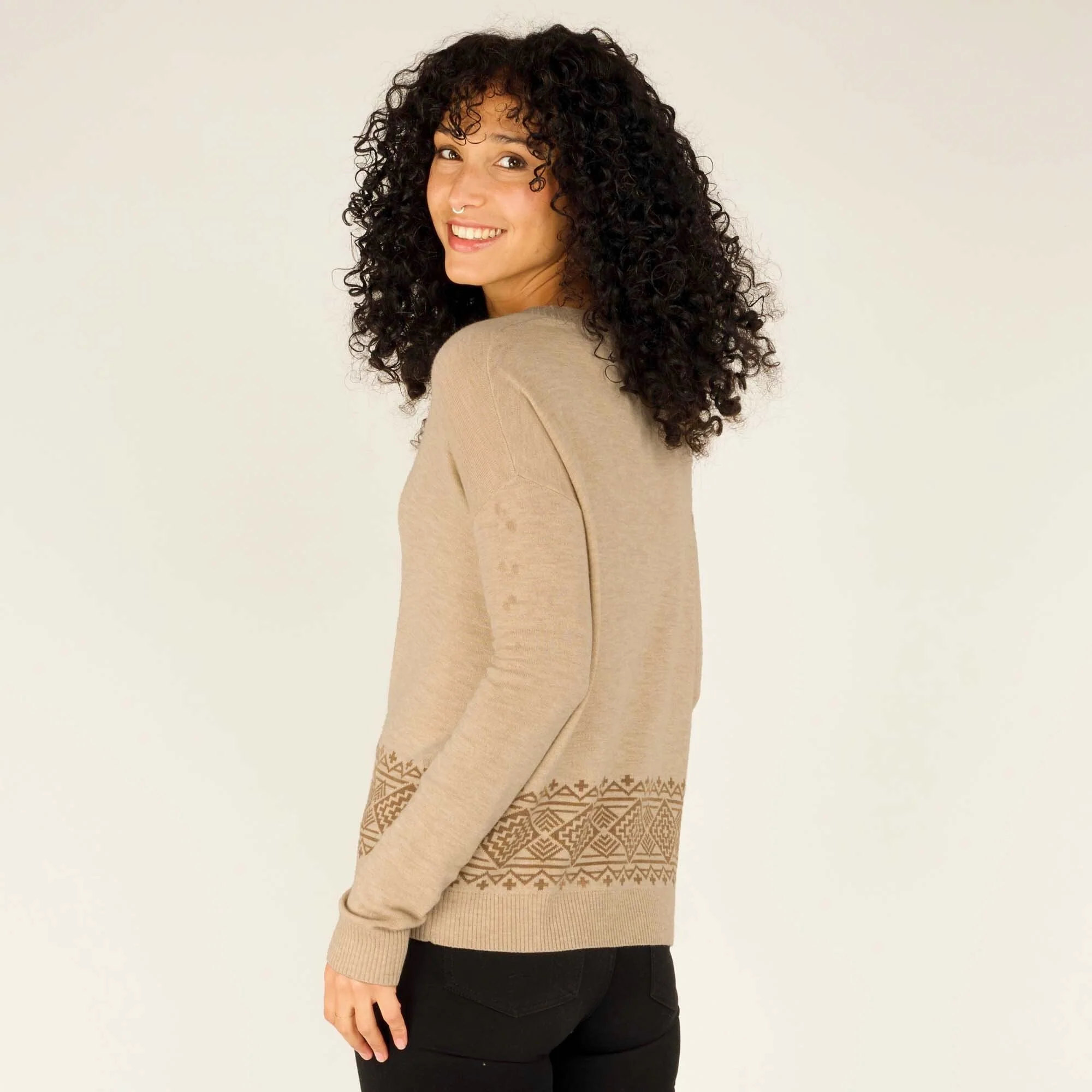 Jemu Crew Sweater - Goa Sand - Image 4