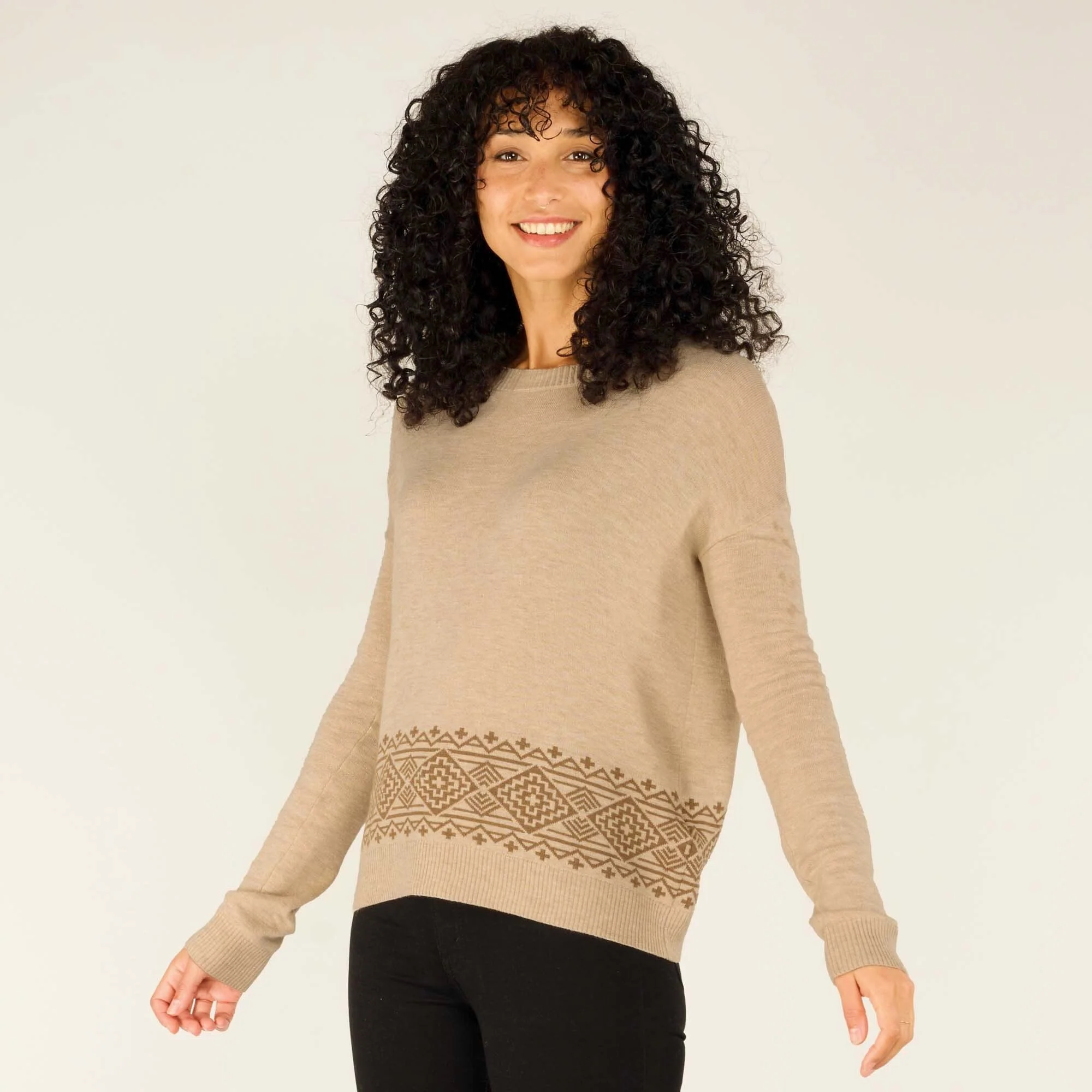 Jemu Crew Sweater - Goa Sand - Image 6