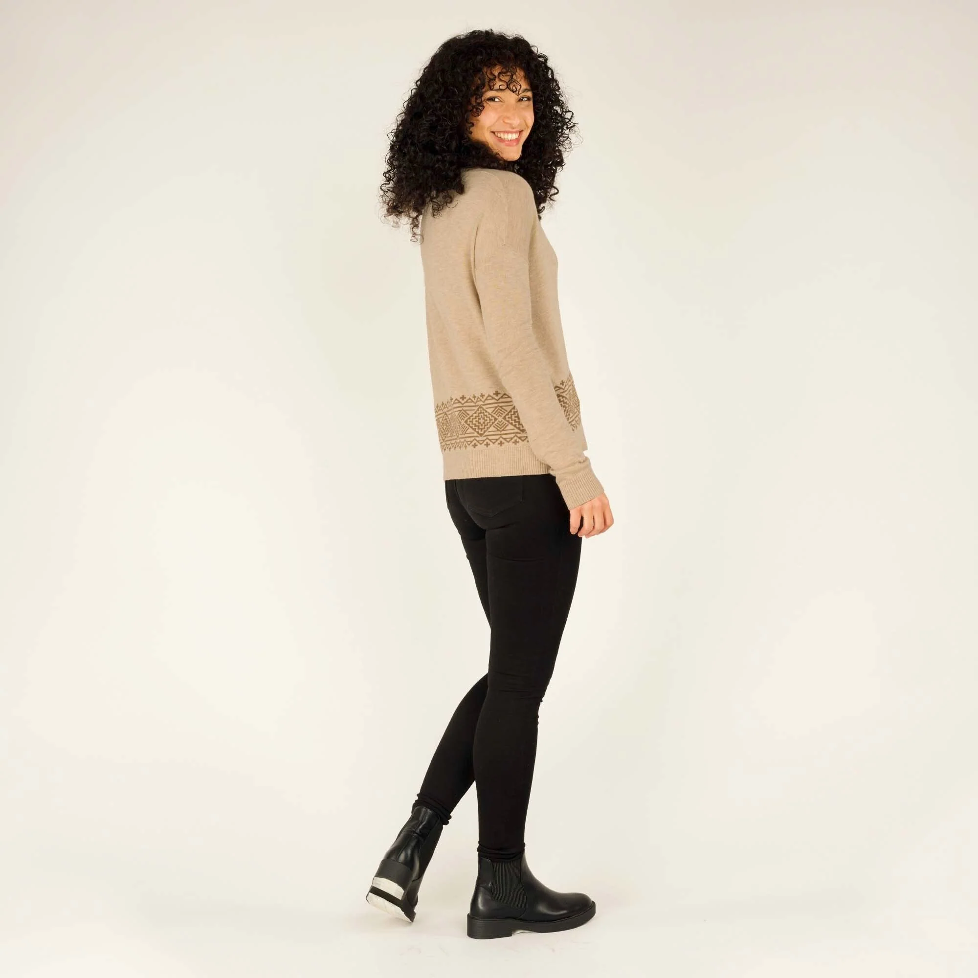 Jemu Crew Sweater - Goa Sand - Image 7