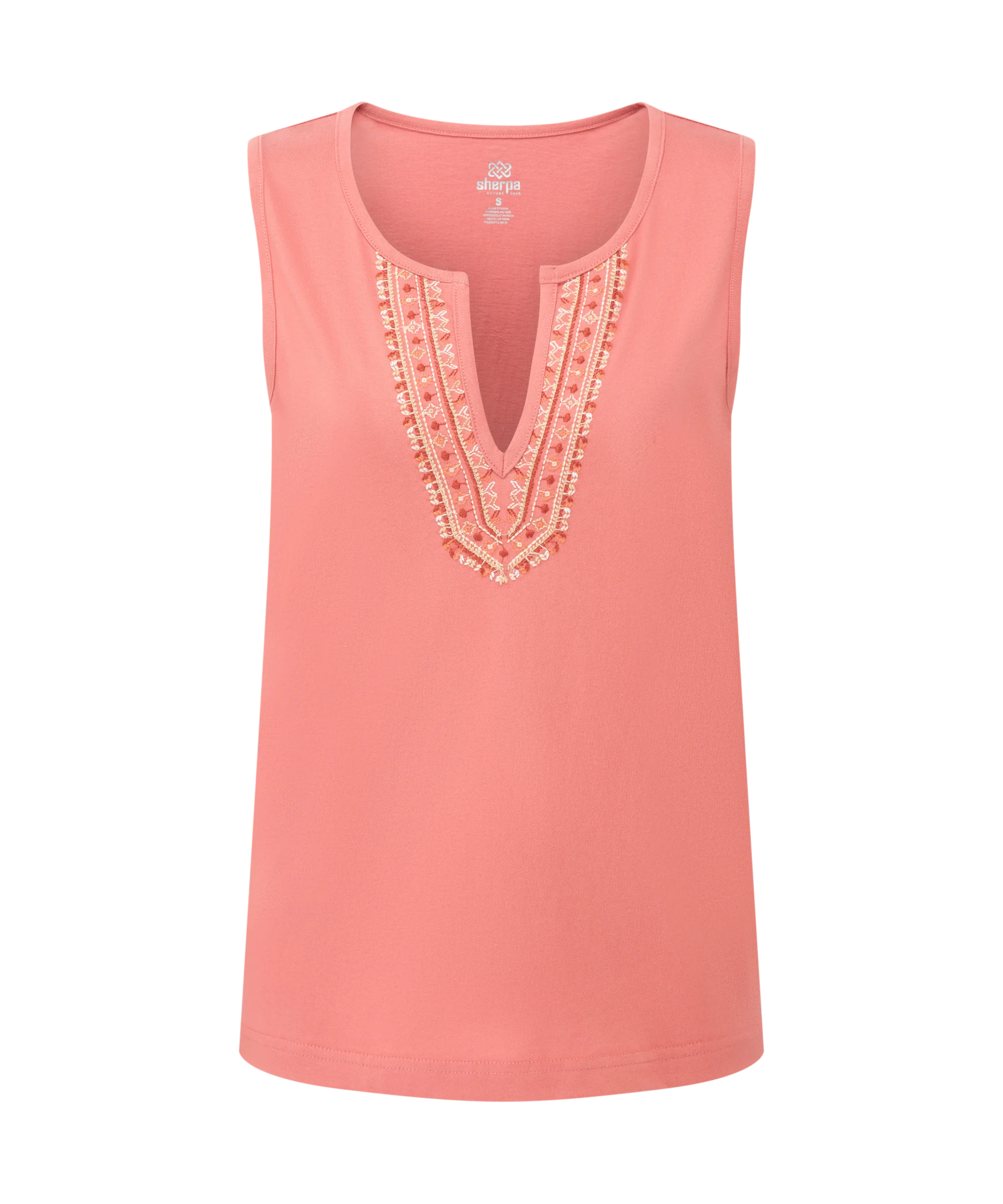 Kalindi Tank Top - Rose Gold