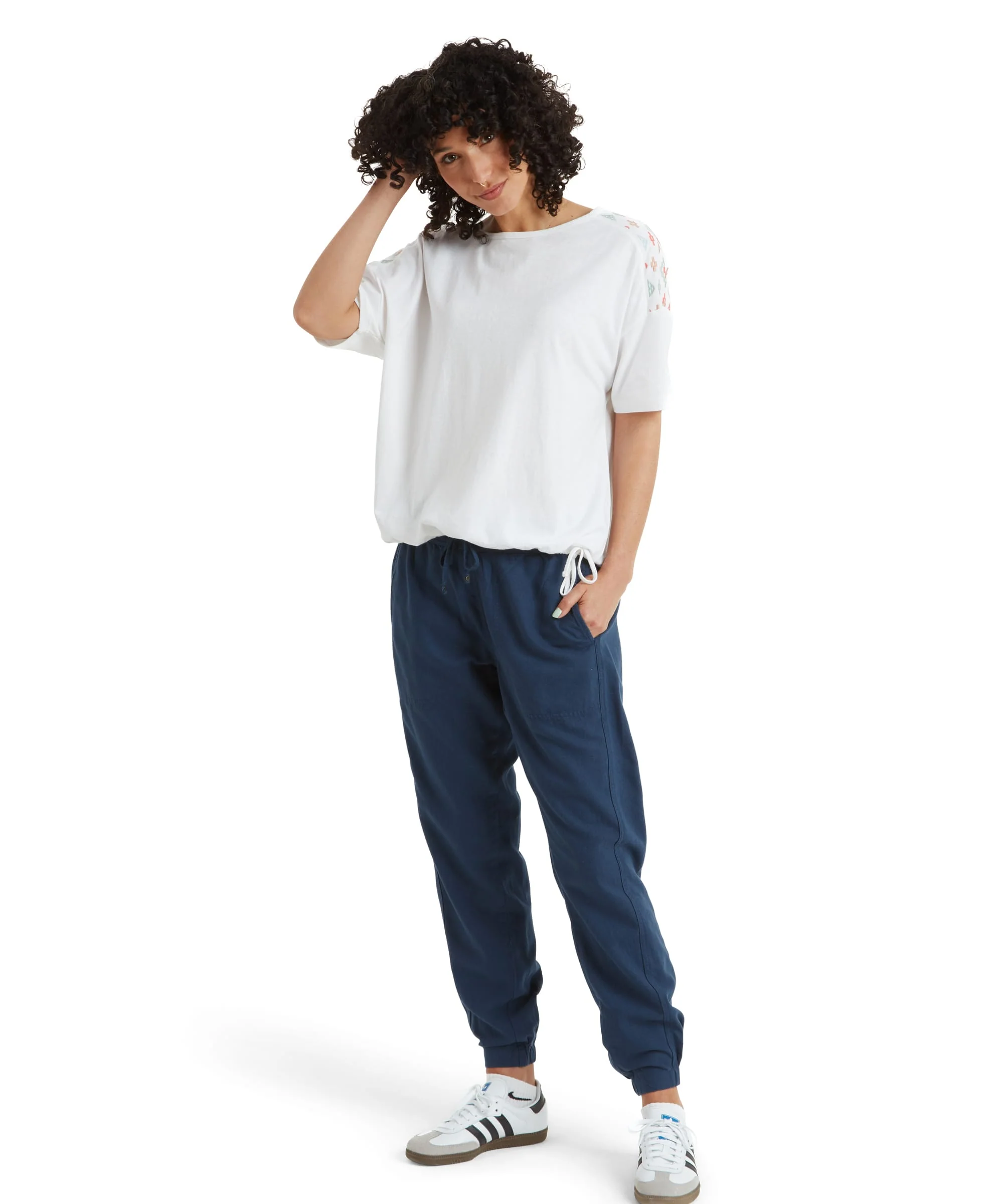 Kalindi Top - Katha White - Image 7