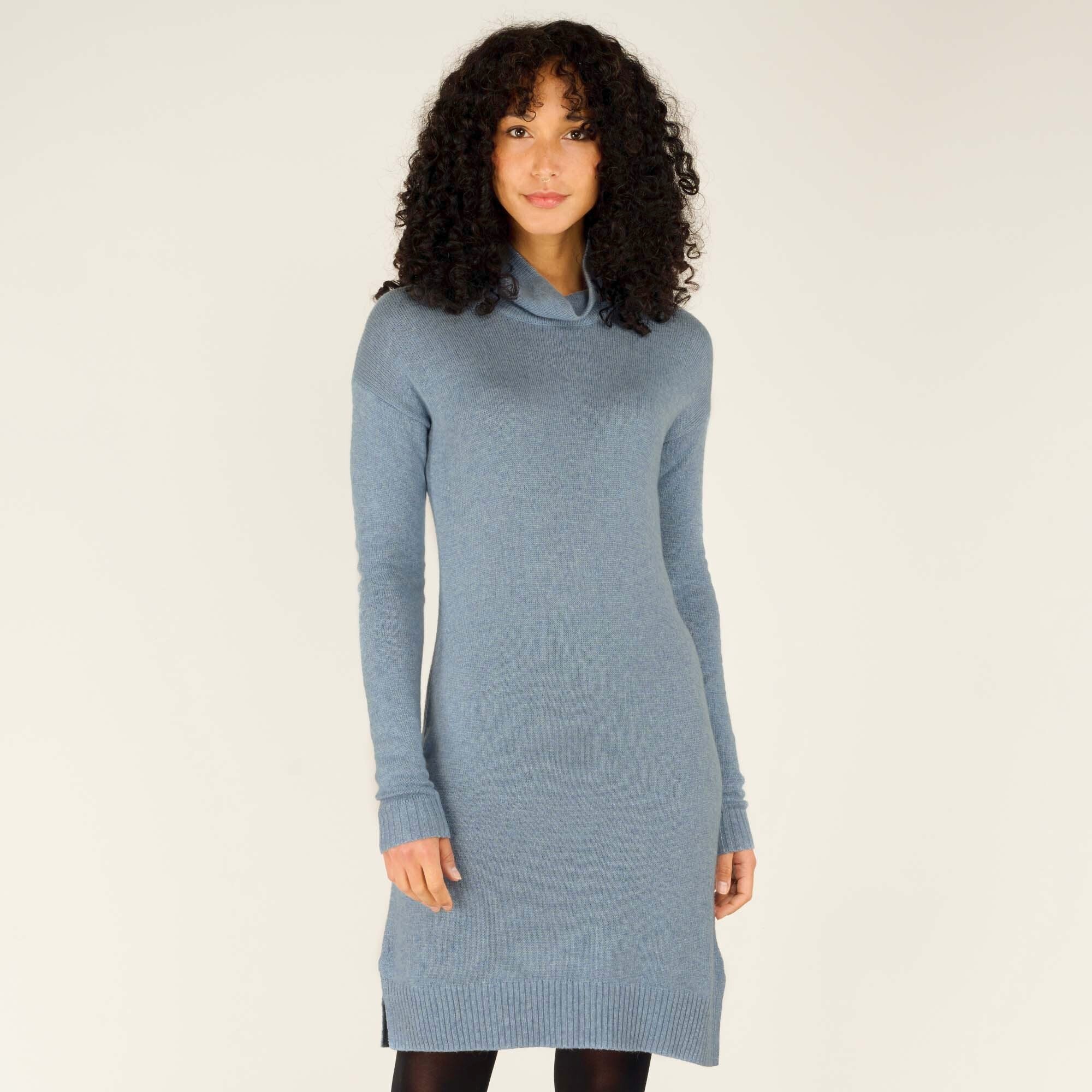 Lhakpa Mock Neck Dress - Haze - Image 2