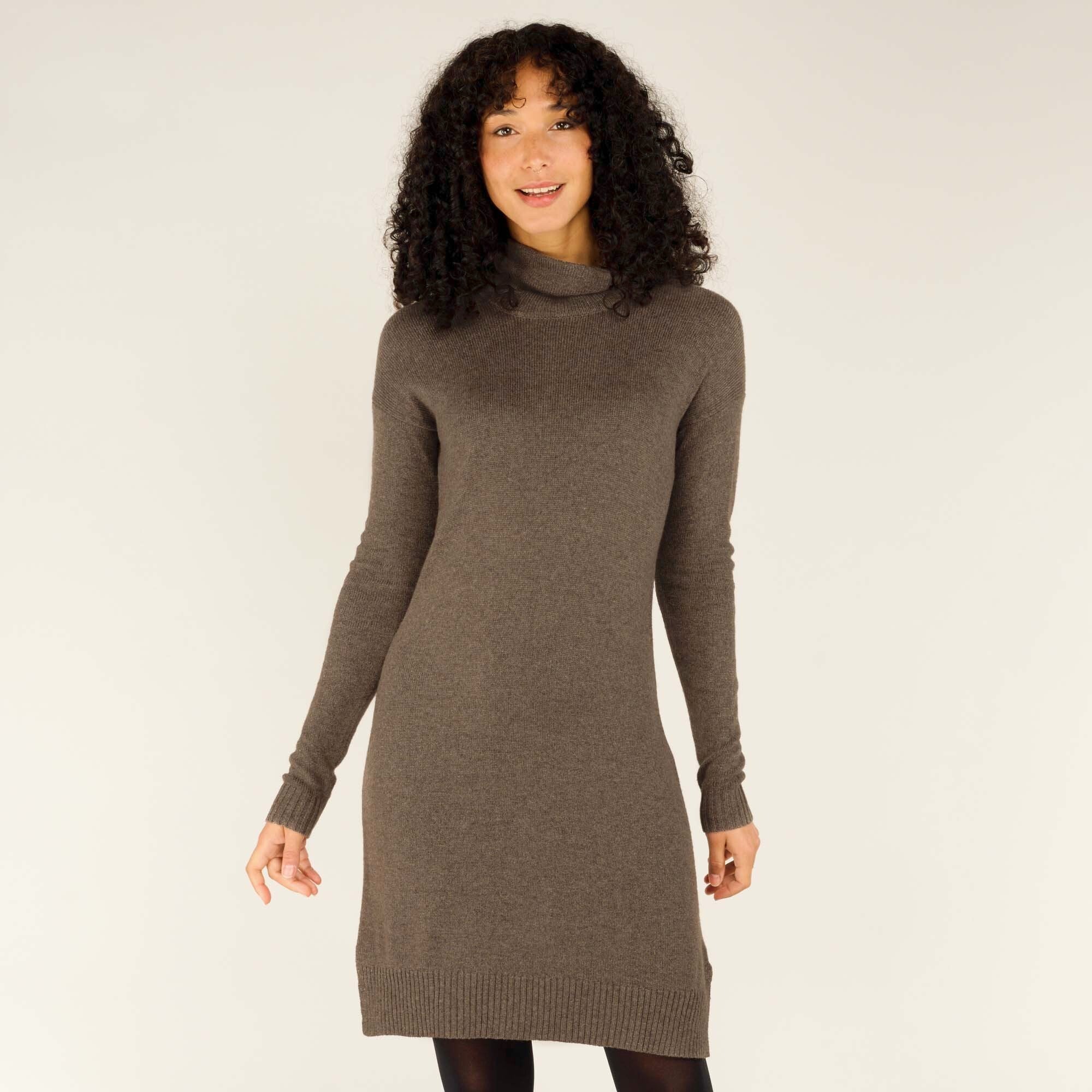 Lhakpa Mock Neck Dress - Maato Grey - Image 2