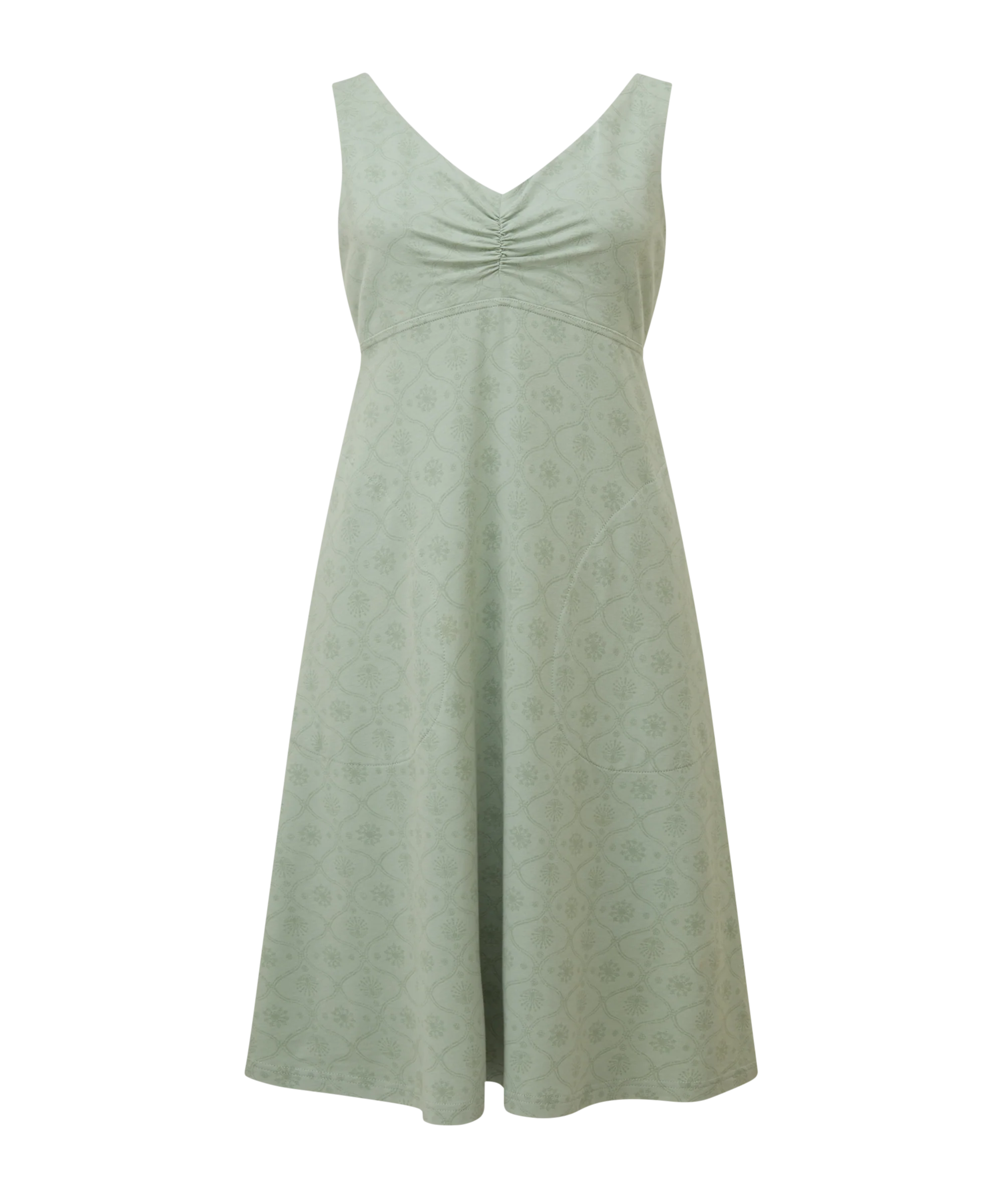 Neha Empire Dress - Celery Sublime