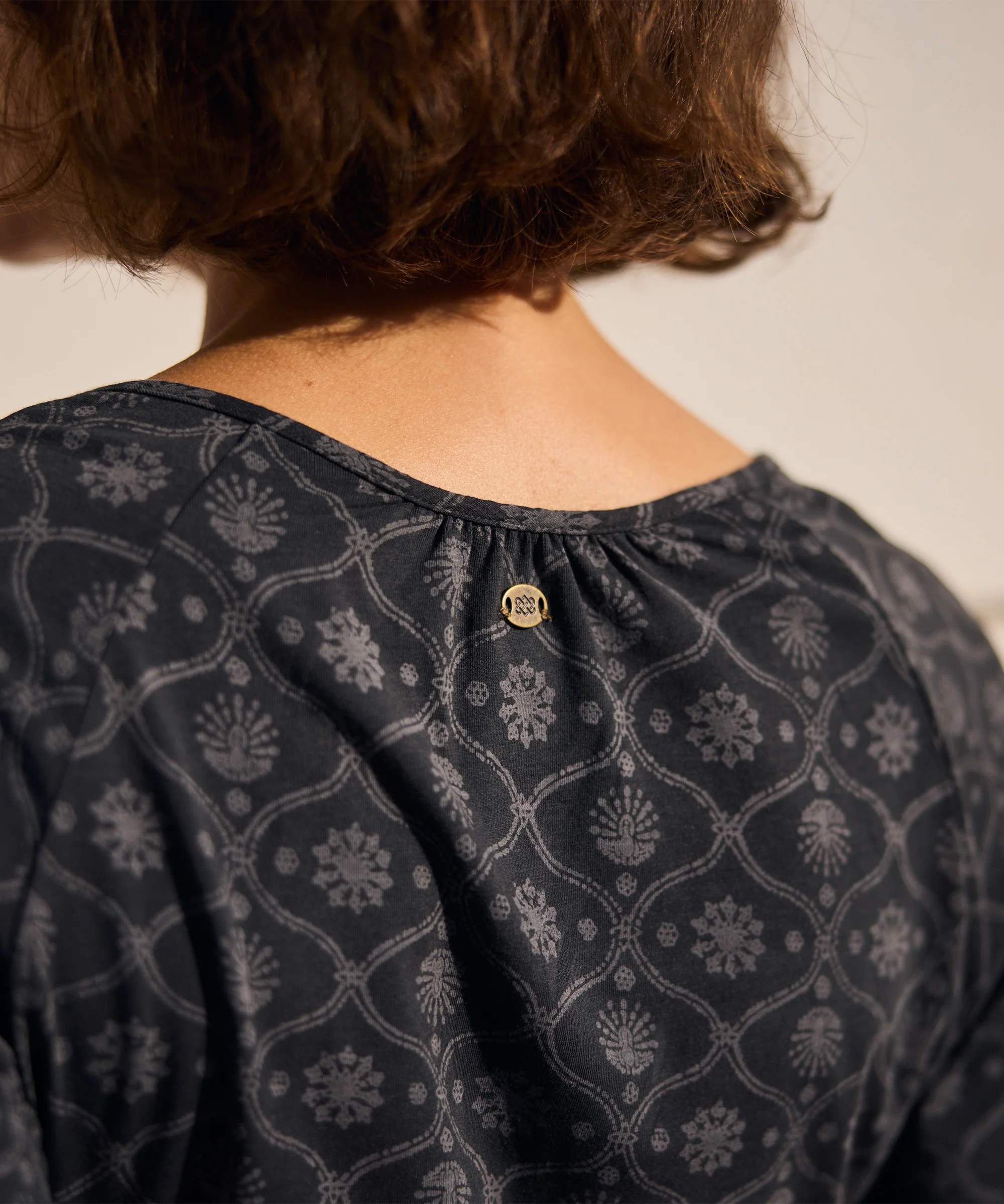 Neha Faux Wrap Dress - Black Sublime - Image 4